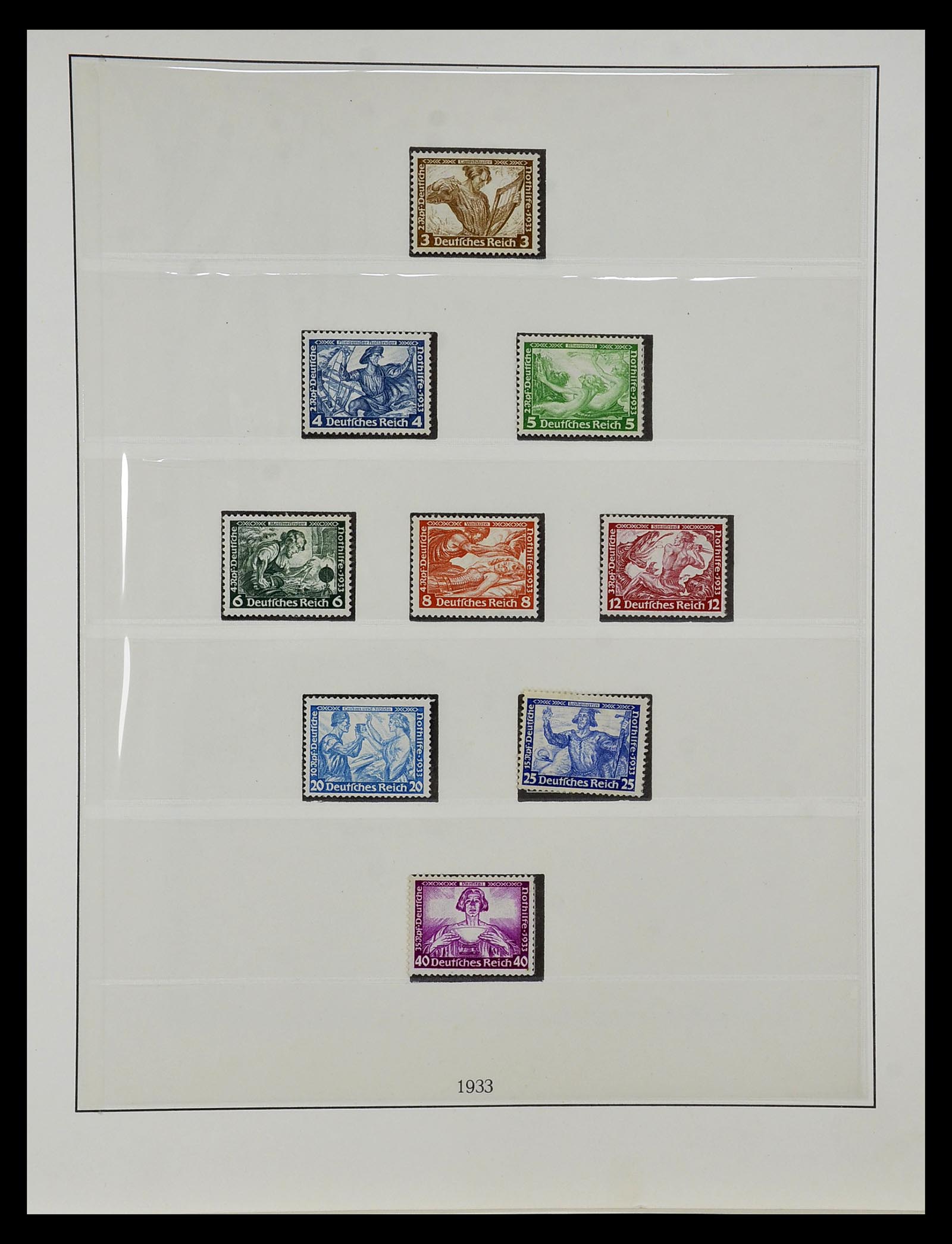34812 003 - Postzegelverzameling 34812 Duitse Rijk 1933-1945.