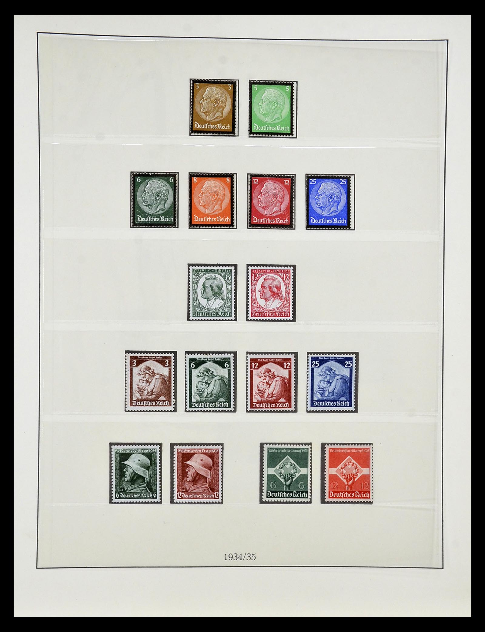 34812 007 - Stamp Collection 34812 German Reich 1933-1945.