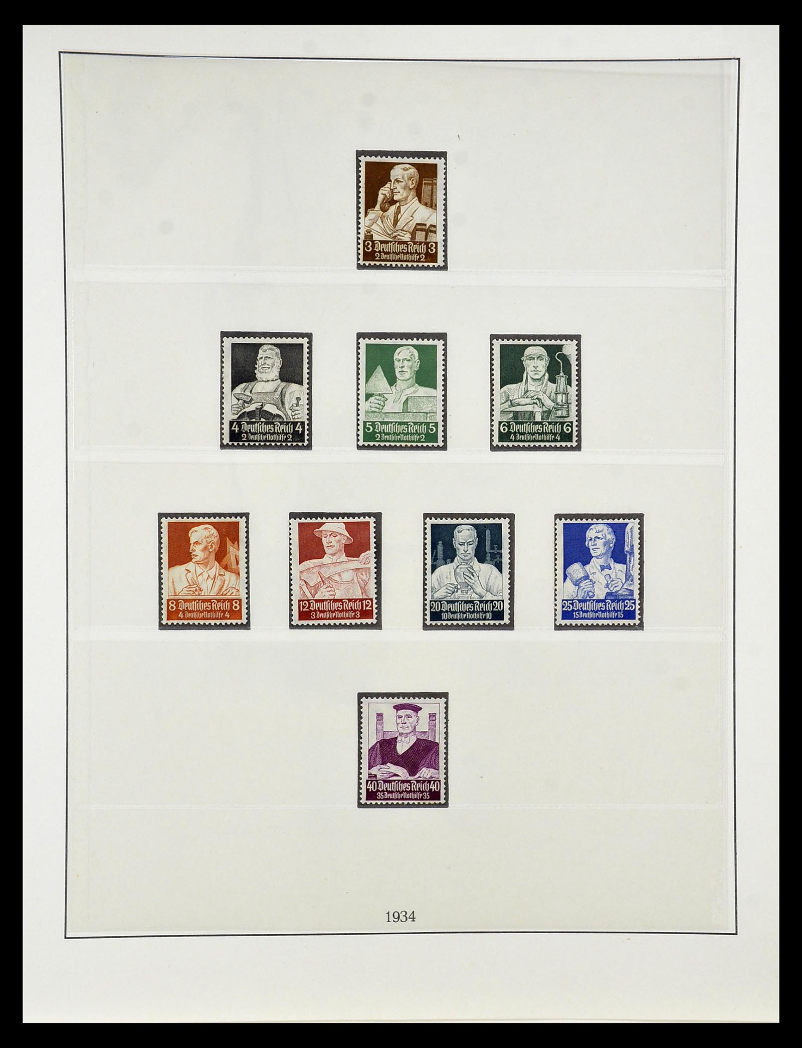 34812 008 - Postzegelverzameling 34812 Duitse Rijk 1933-1945.