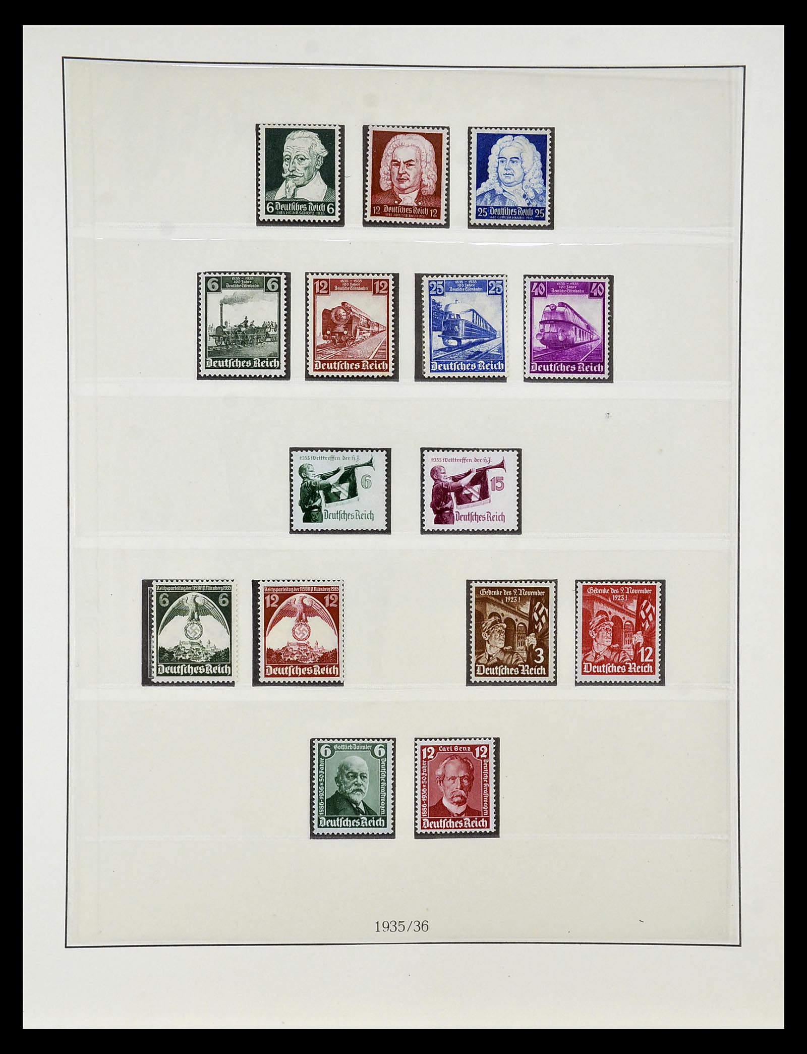 34812 009 - Stamp Collection 34812 German Reich 1933-1945.