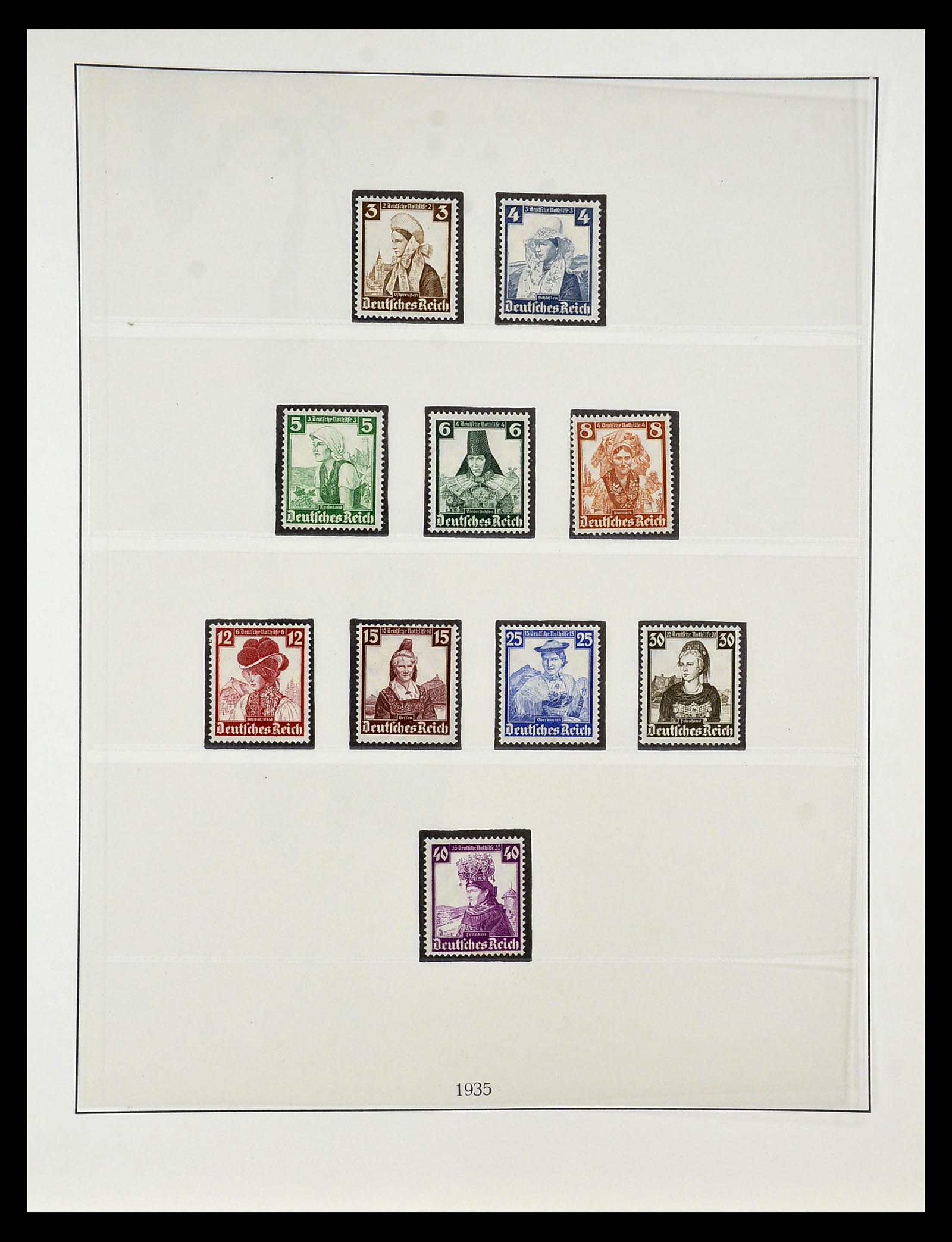34812 011 - Stamp Collection 34812 German Reich 1933-1945.