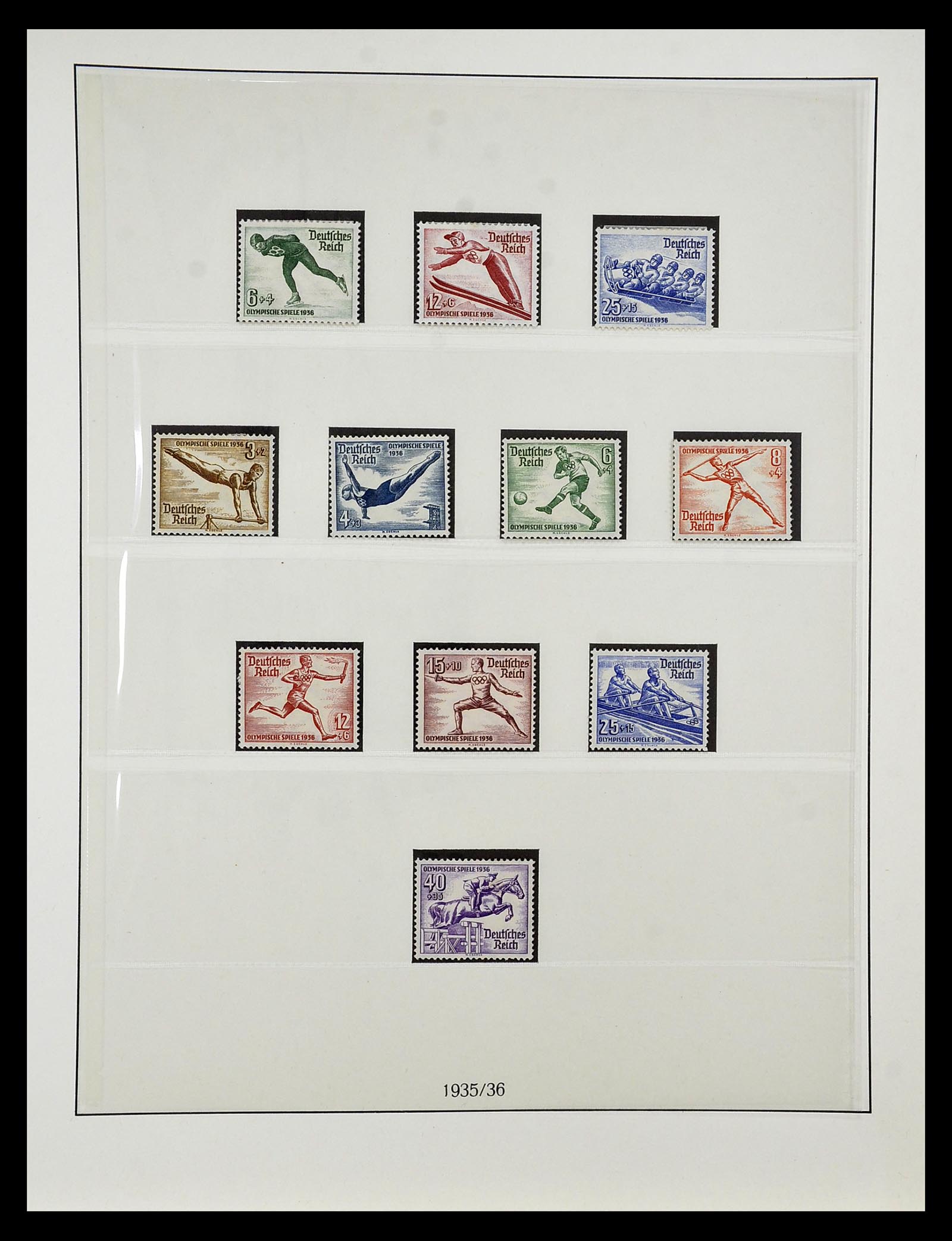 34812 012 - Postzegelverzameling 34812 Duitse Rijk 1933-1945.