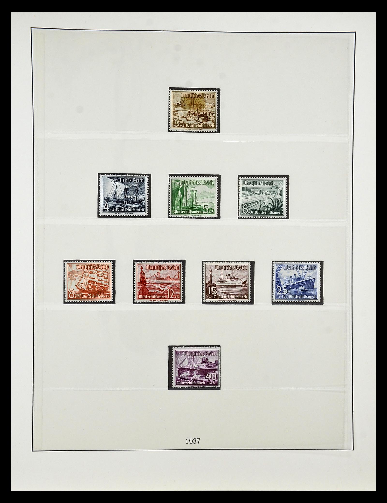 34812 020 - Stamp Collection 34812 German Reich 1933-1945.