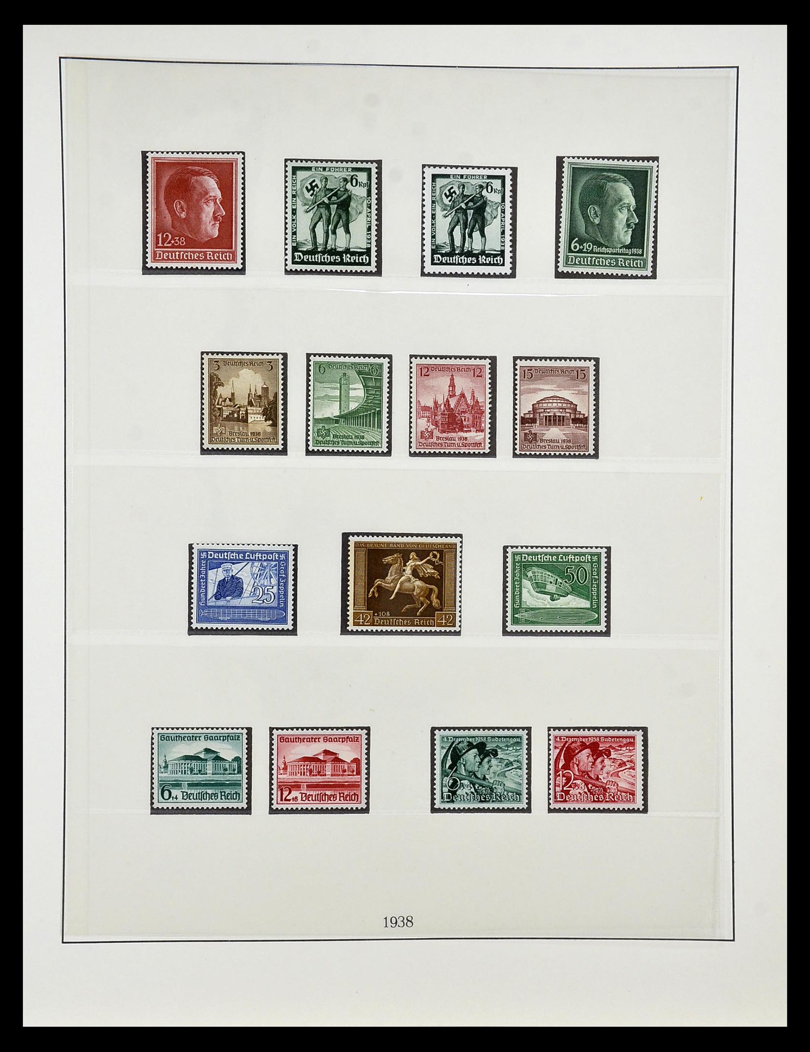 34812 021 - Stamp Collection 34812 German Reich 1933-1945.
