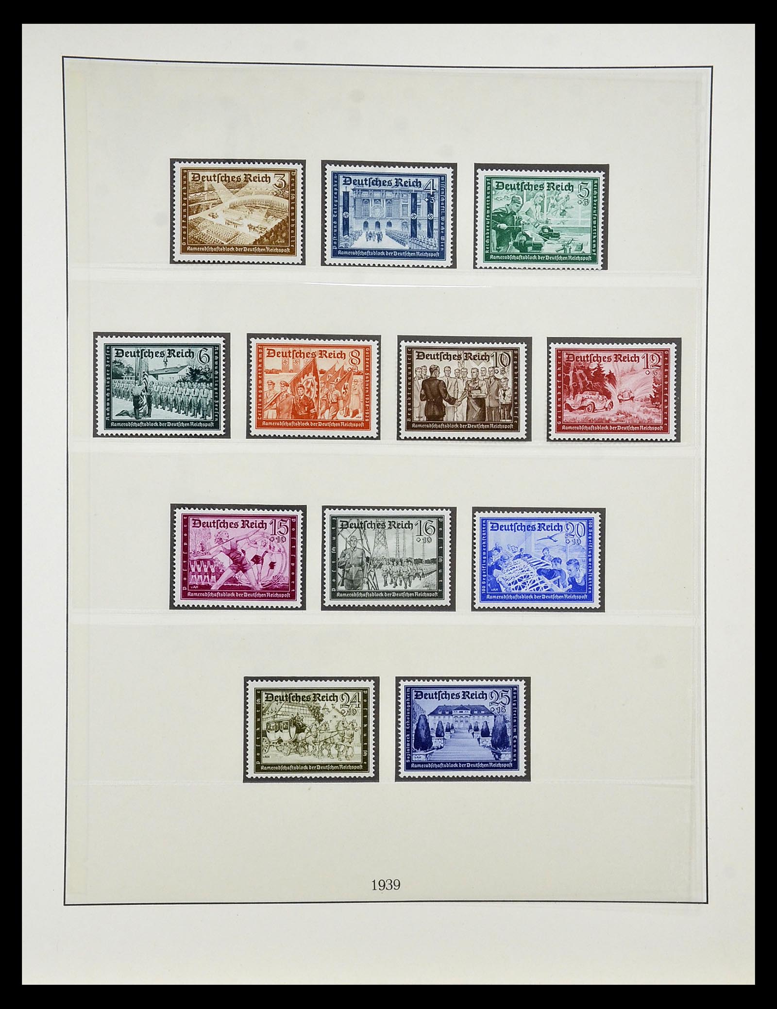 34812 024 - Postzegelverzameling 34812 Duitse Rijk 1933-1945.