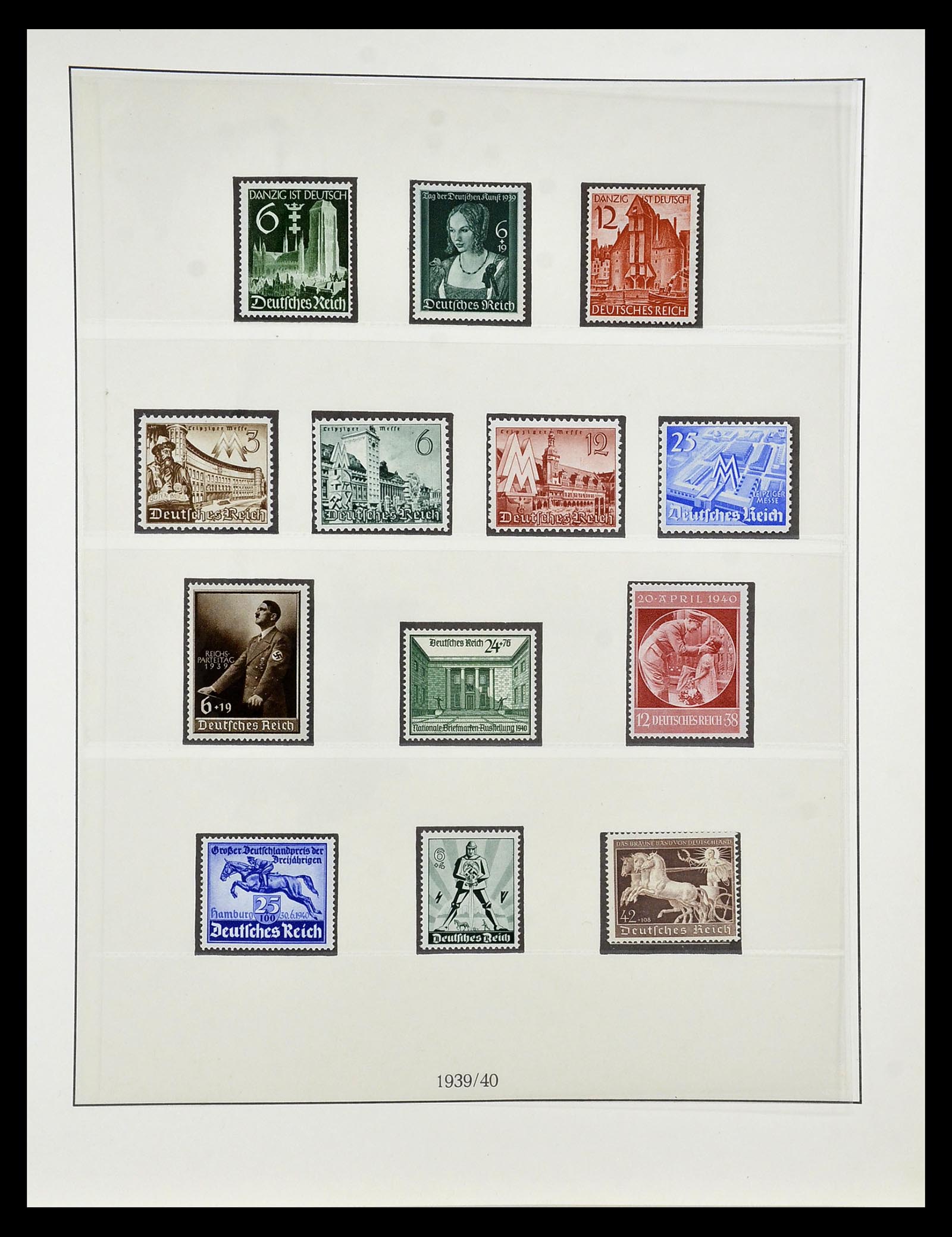 34812 027 - Postzegelverzameling 34812 Duitse Rijk 1933-1945.