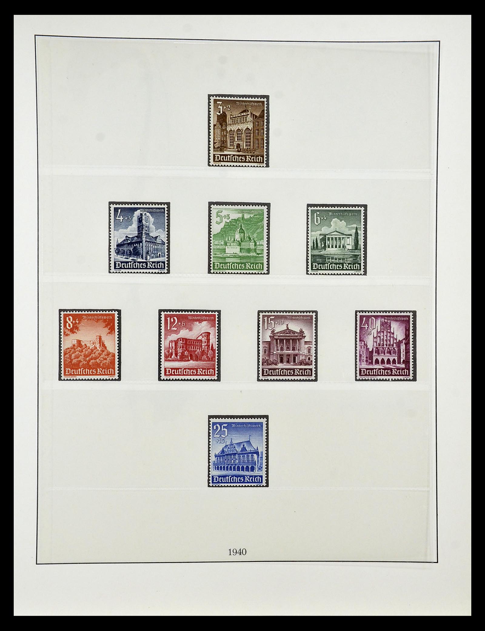 34812 028 - Postzegelverzameling 34812 Duitse Rijk 1933-1945.