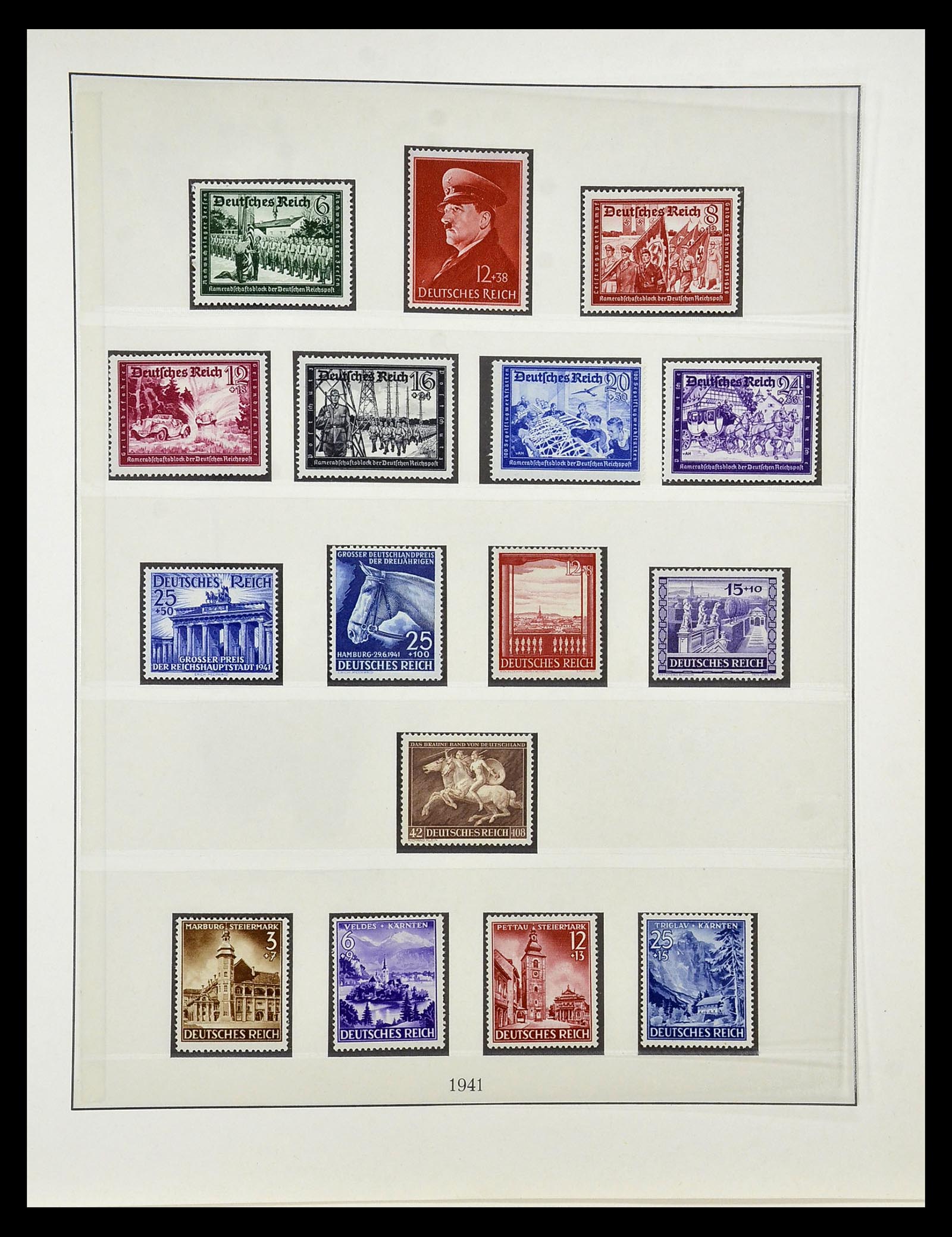 34812 030 - Postzegelverzameling 34812 Duitse Rijk 1933-1945.