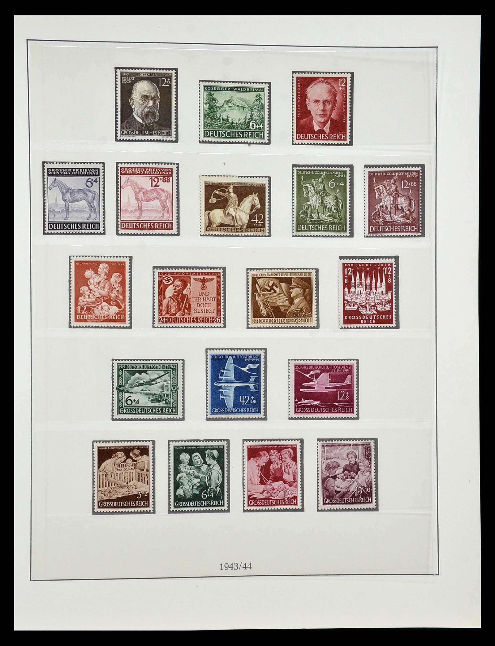 34812 036 - Postzegelverzameling 34812 Duitse Rijk 1933-1945.