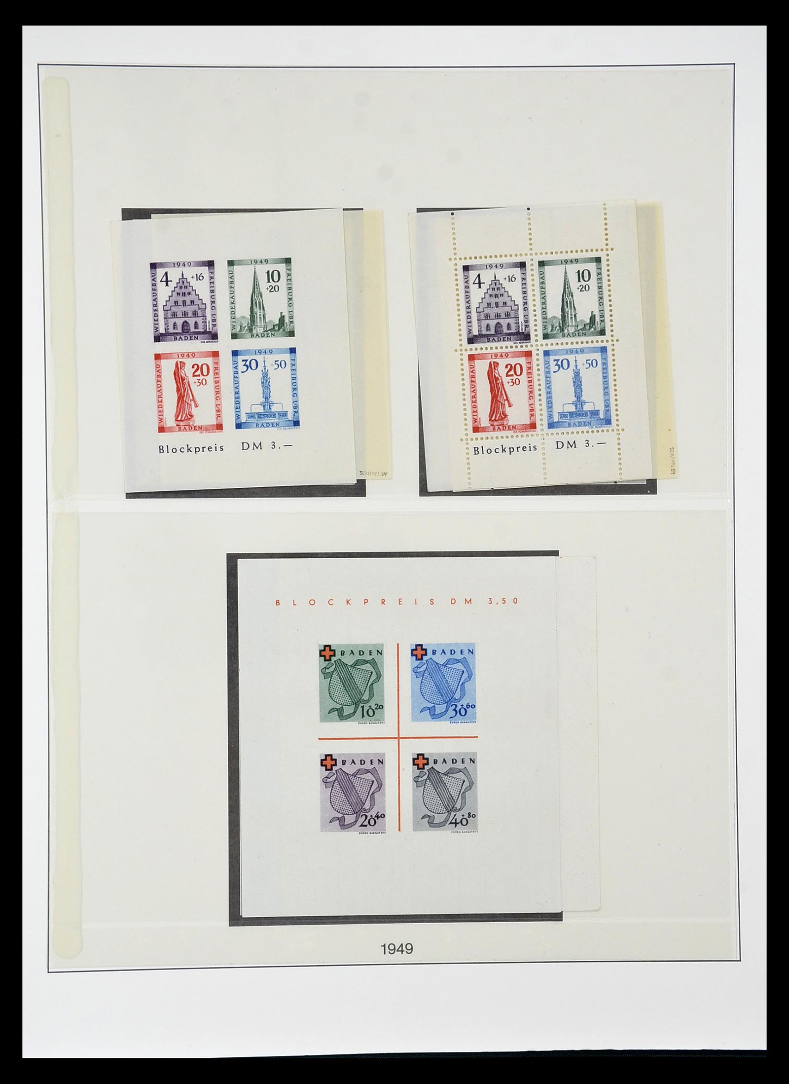 34814 021 - Stamp Collection 34814 French Zone 1945-1949.