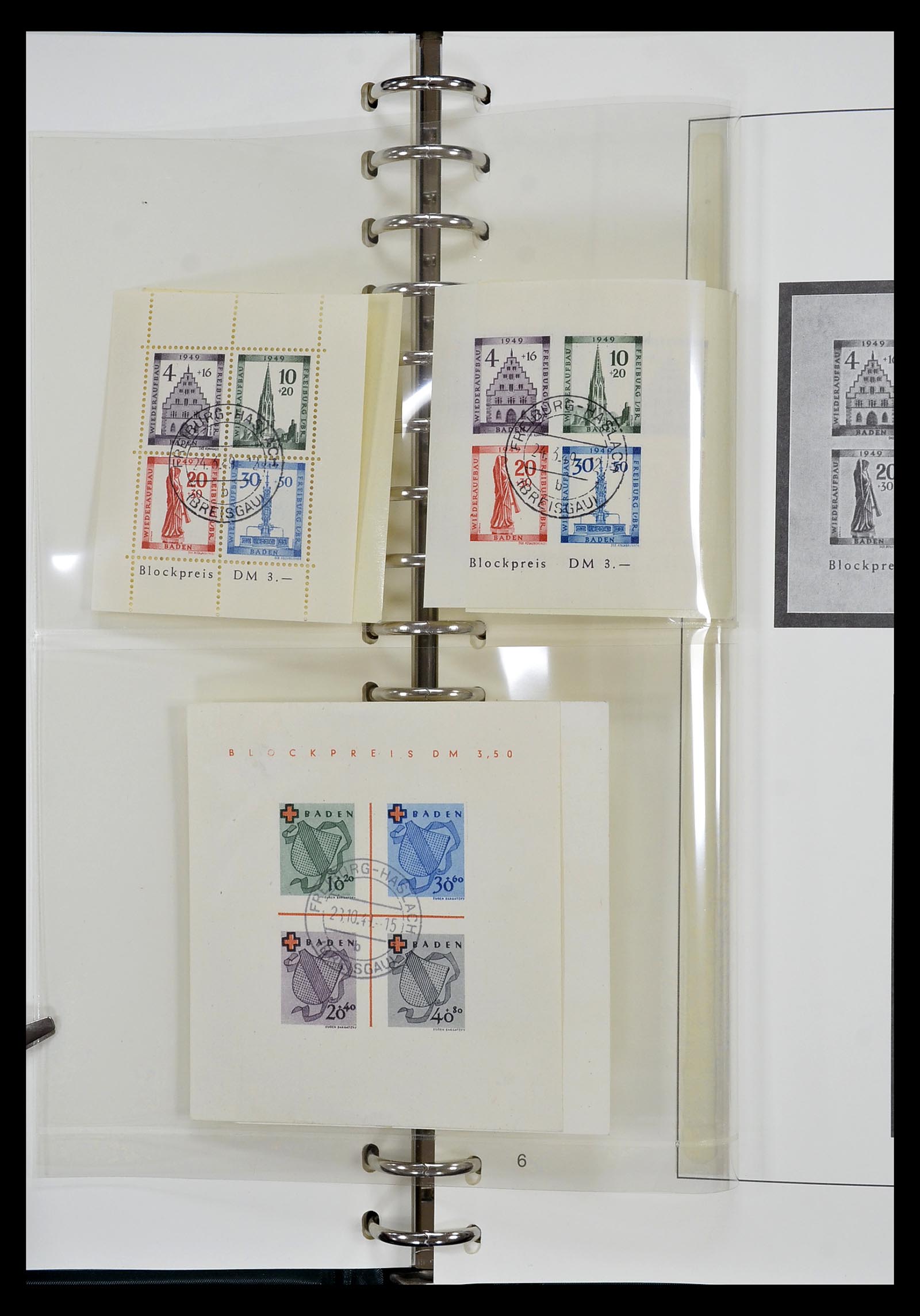 34814 022 - Postzegelverzameling 34814 Franse Zone 1945-1949.