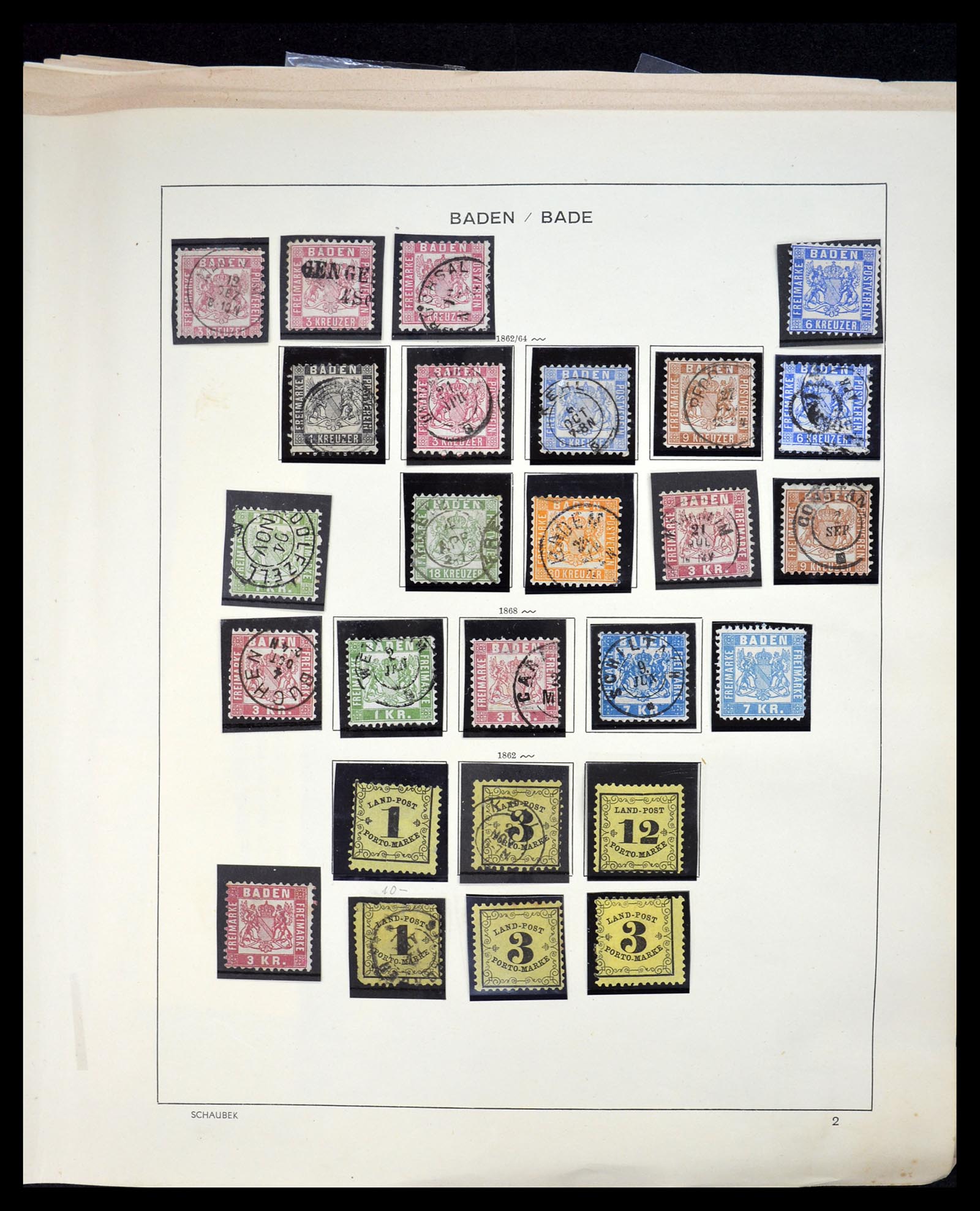 34815 005 - Postzegelverzameling 34815 Oud Duitse Staten 1849-1920.