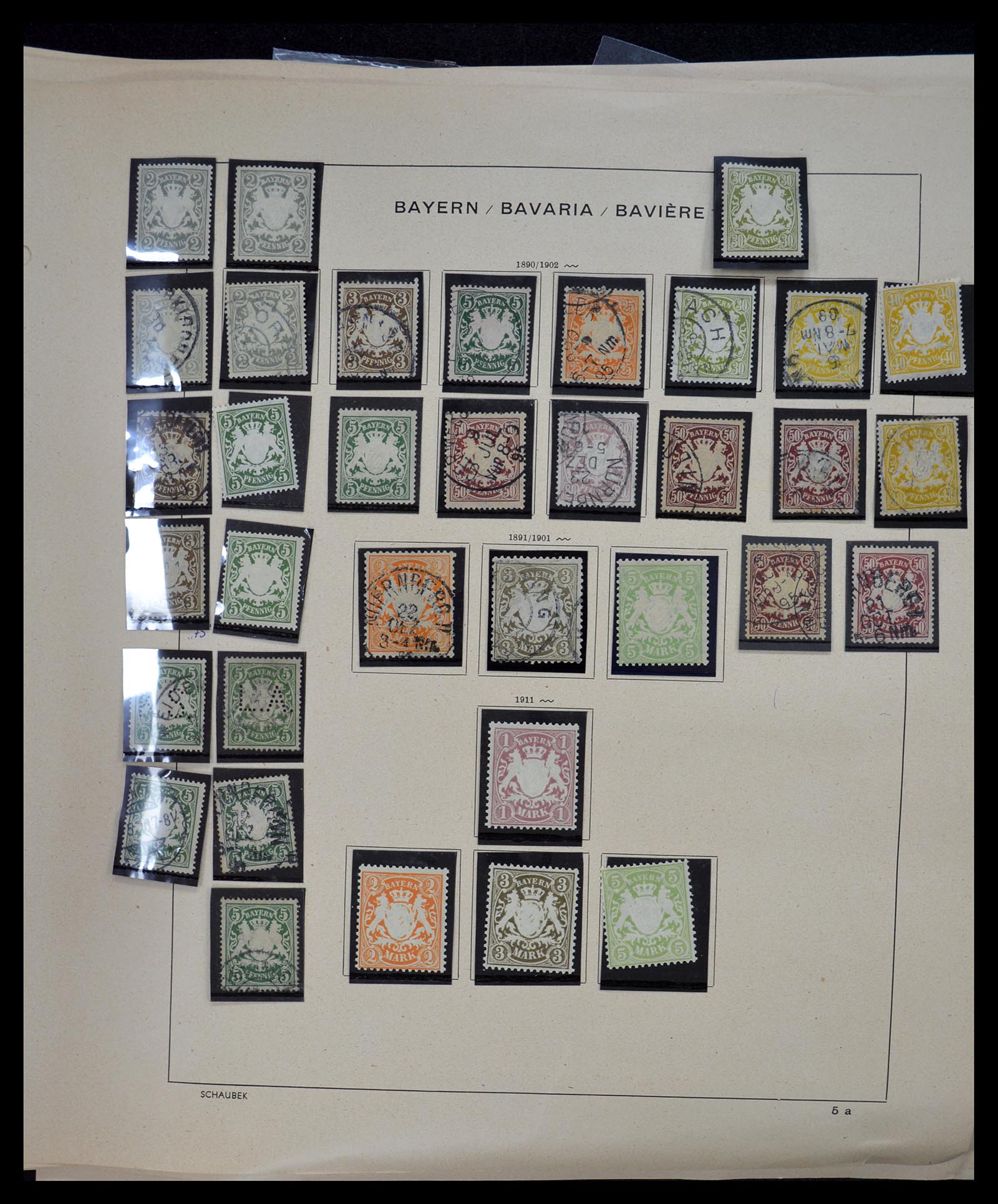 34815 014 - Postzegelverzameling 34815 Oud Duitse Staten 1849-1920.