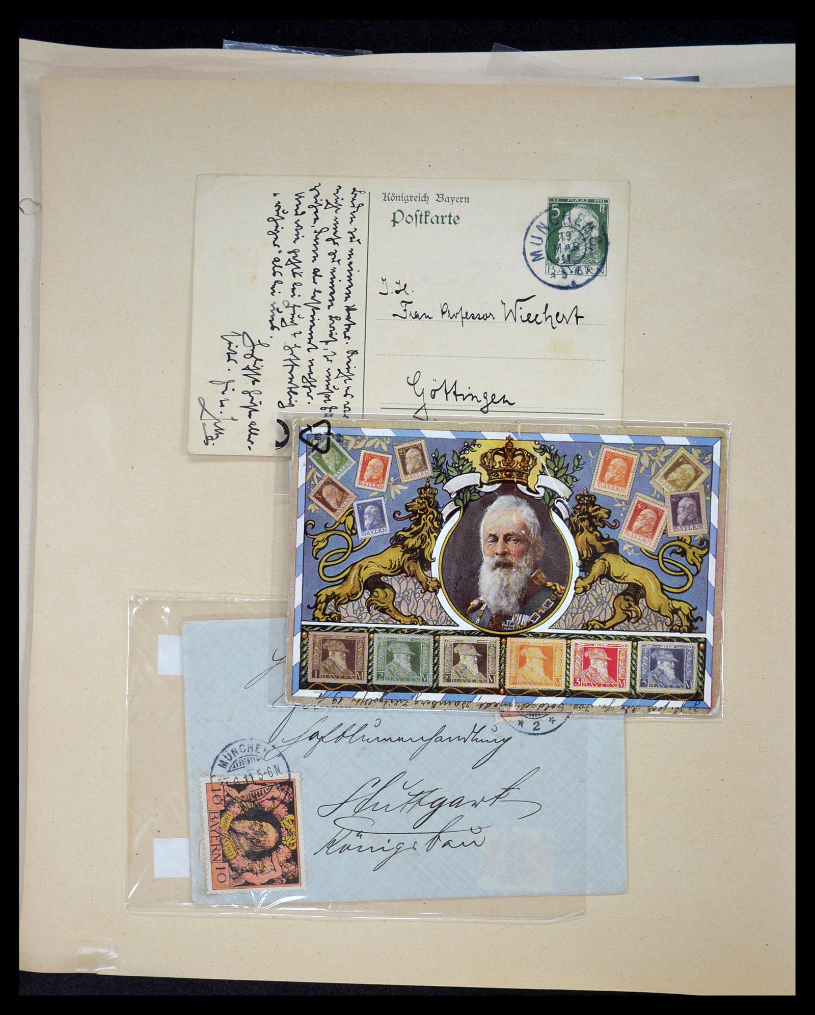 34815 015 - Postzegelverzameling 34815 Oud Duitse Staten 1849-1920.