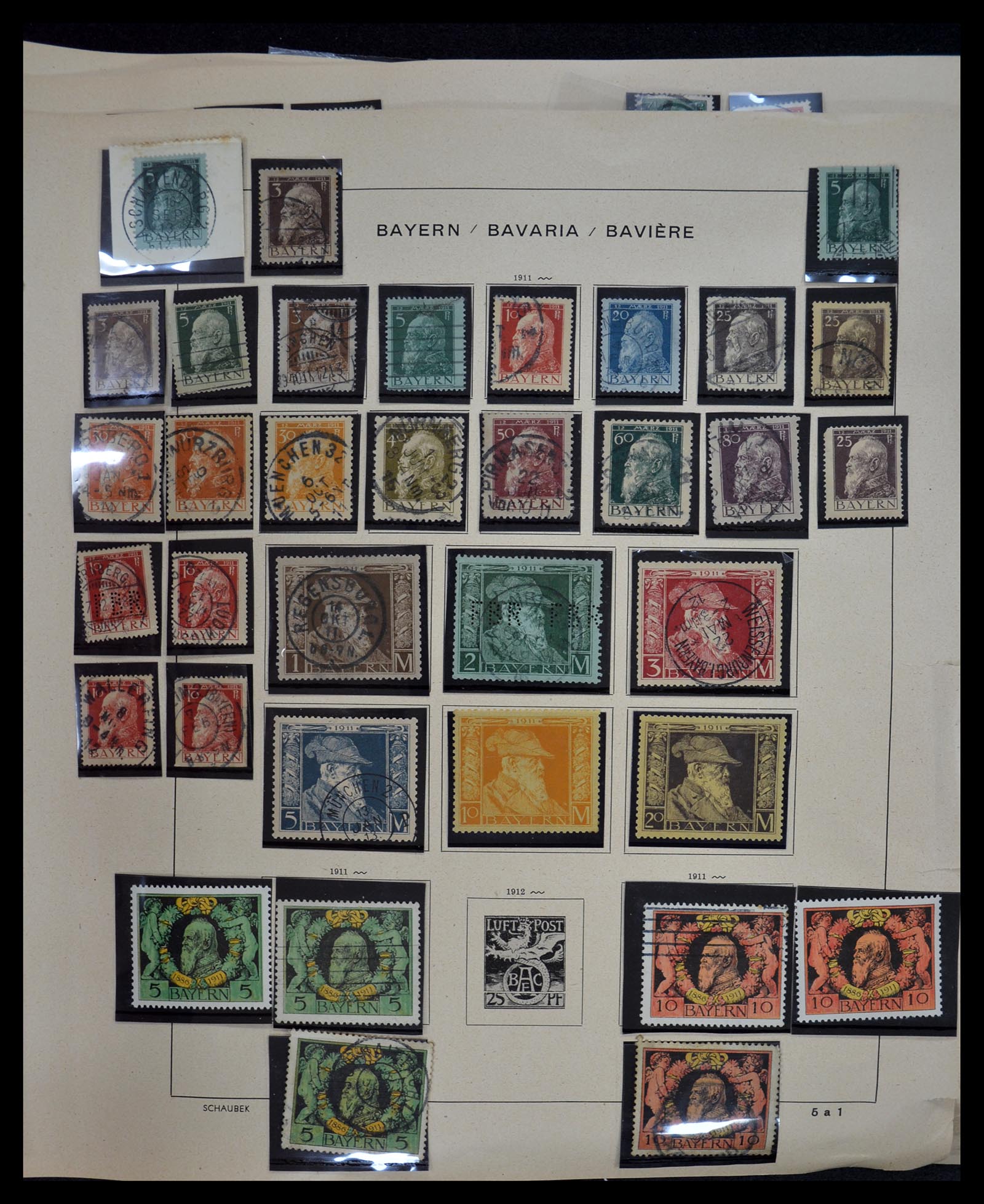 34815 016 - Postzegelverzameling 34815 Oud Duitse Staten 1849-1920.