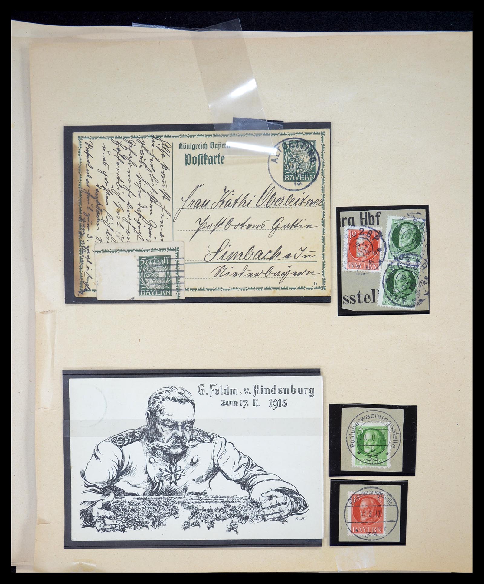 34815 017 - Postzegelverzameling 34815 Oud Duitse Staten 1849-1920.