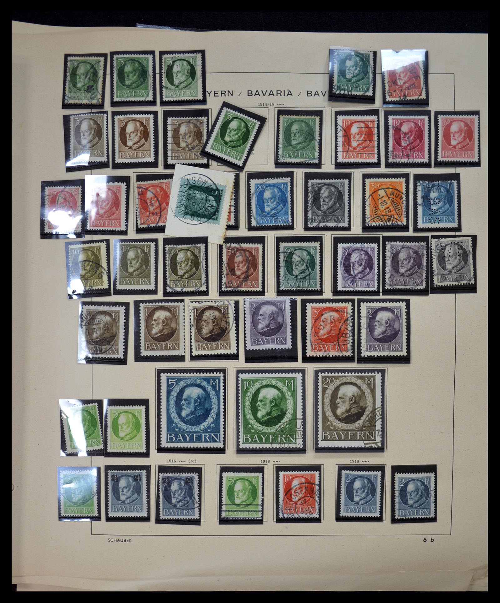 34815 018 - Postzegelverzameling 34815 Oud Duitse Staten 1849-1920.