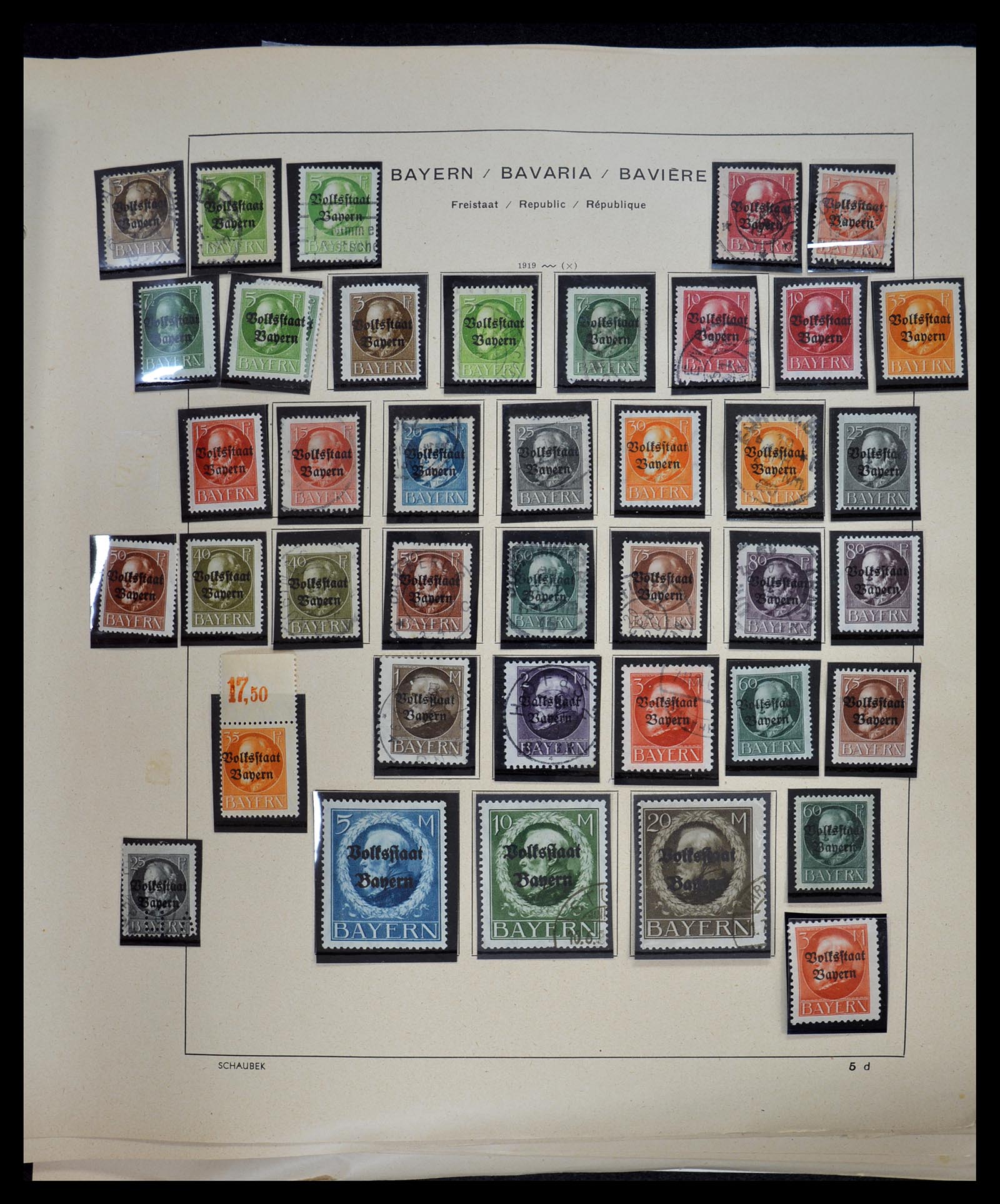 34815 022 - Postzegelverzameling 34815 Oud Duitse Staten 1849-1920.