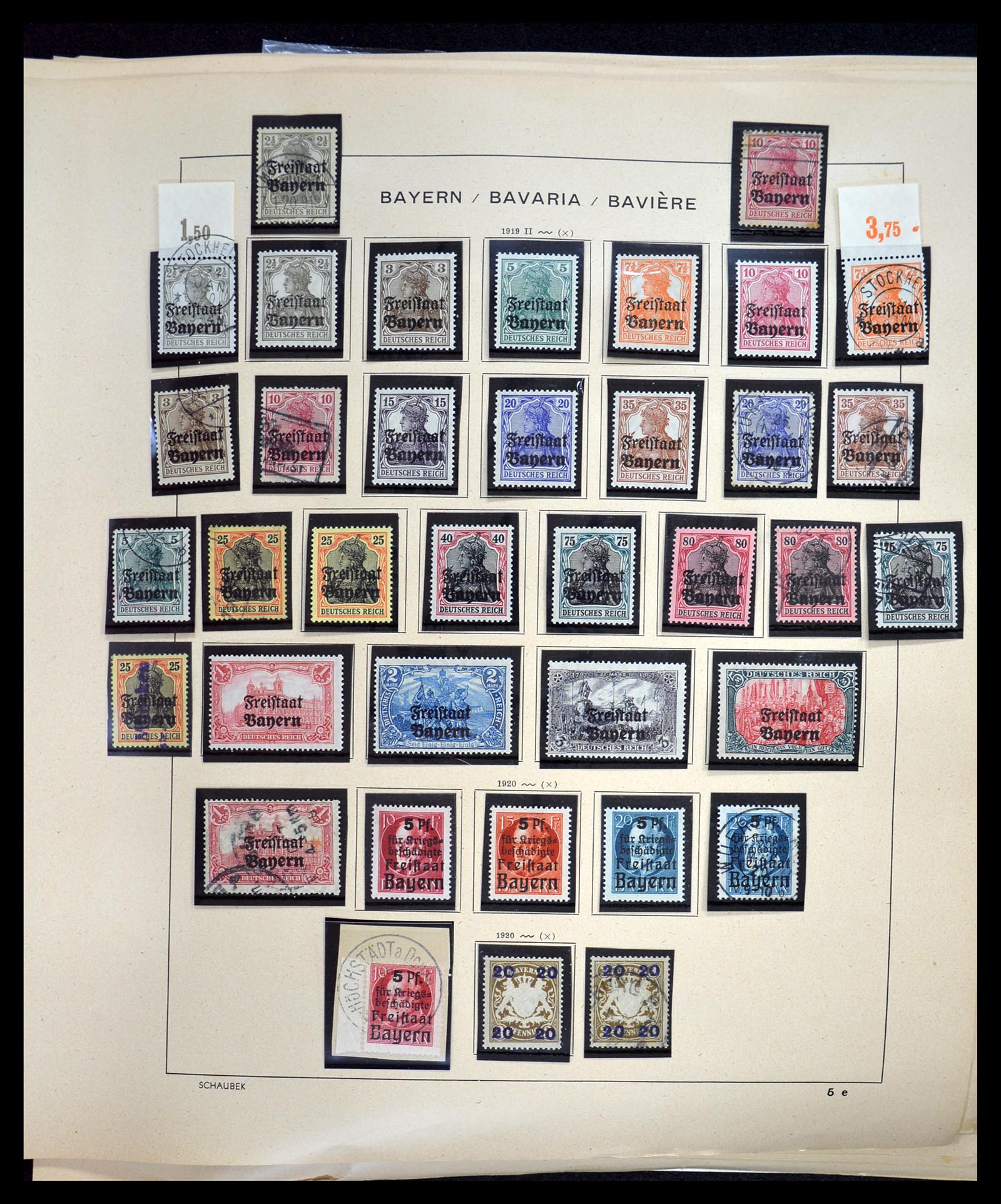 34815 025 - Postzegelverzameling 34815 Oud Duitse Staten 1849-1920.
