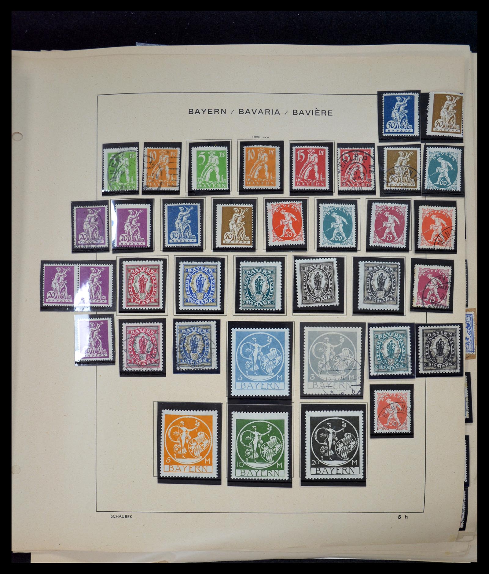 34815 028 - Stamp Collection 34815 Old German States 1849-1920.