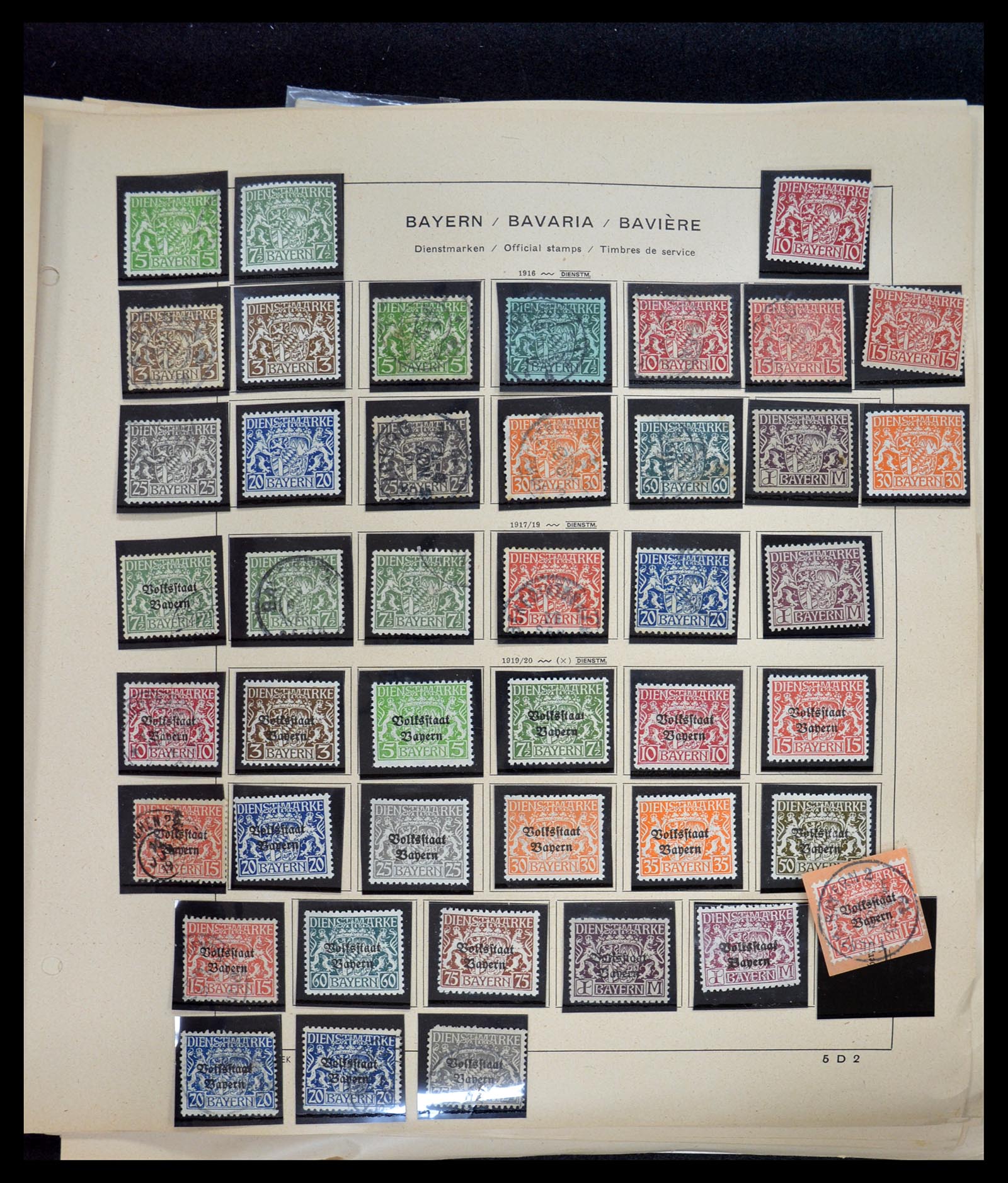 34815 030 - Postzegelverzameling 34815 Oud Duitse Staten 1849-1920.