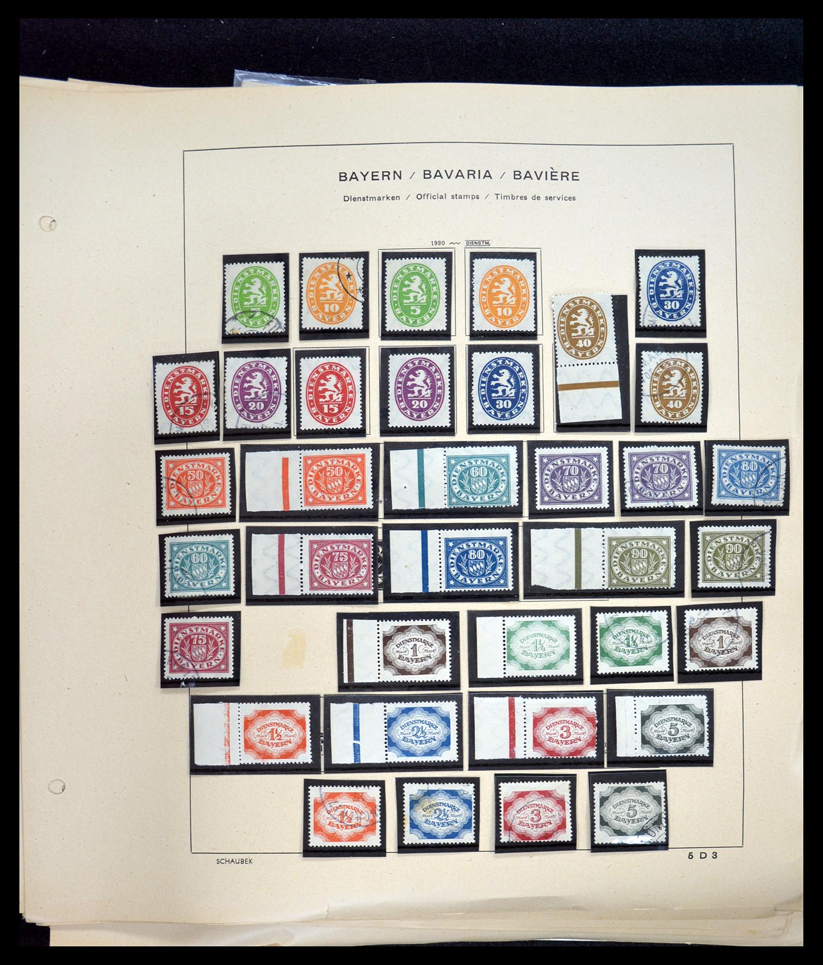 34815 031 - Postzegelverzameling 34815 Oud Duitse Staten 1849-1920.