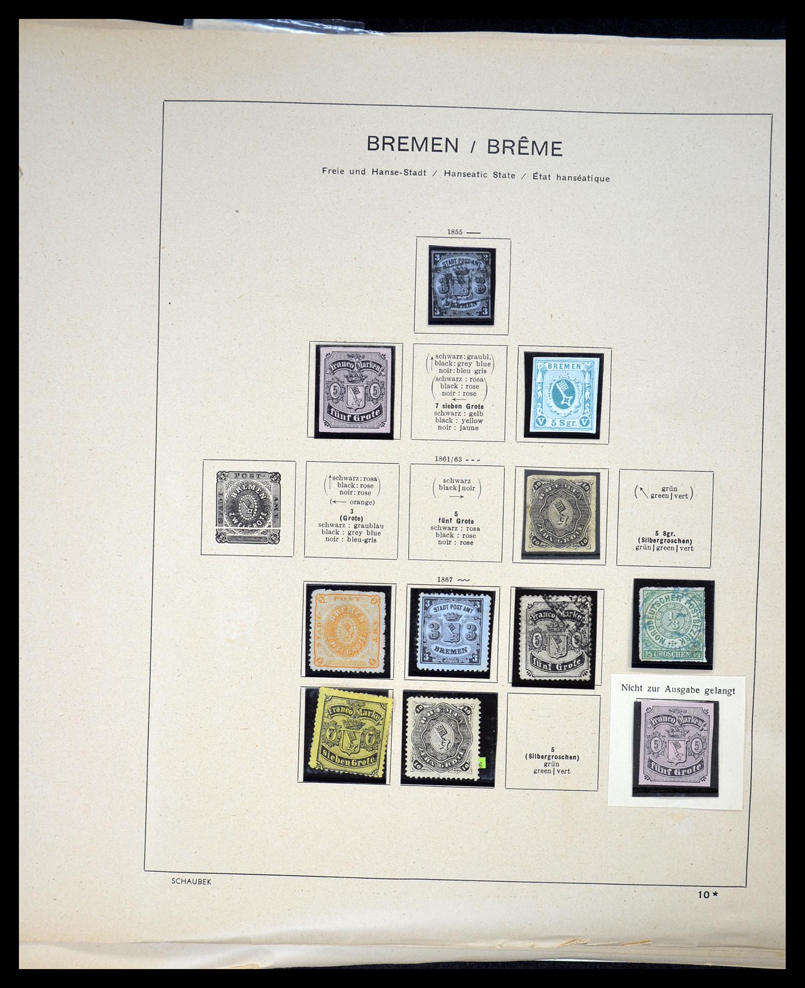 34815 036 - Postzegelverzameling 34815 Oud Duitse Staten 1849-1920.