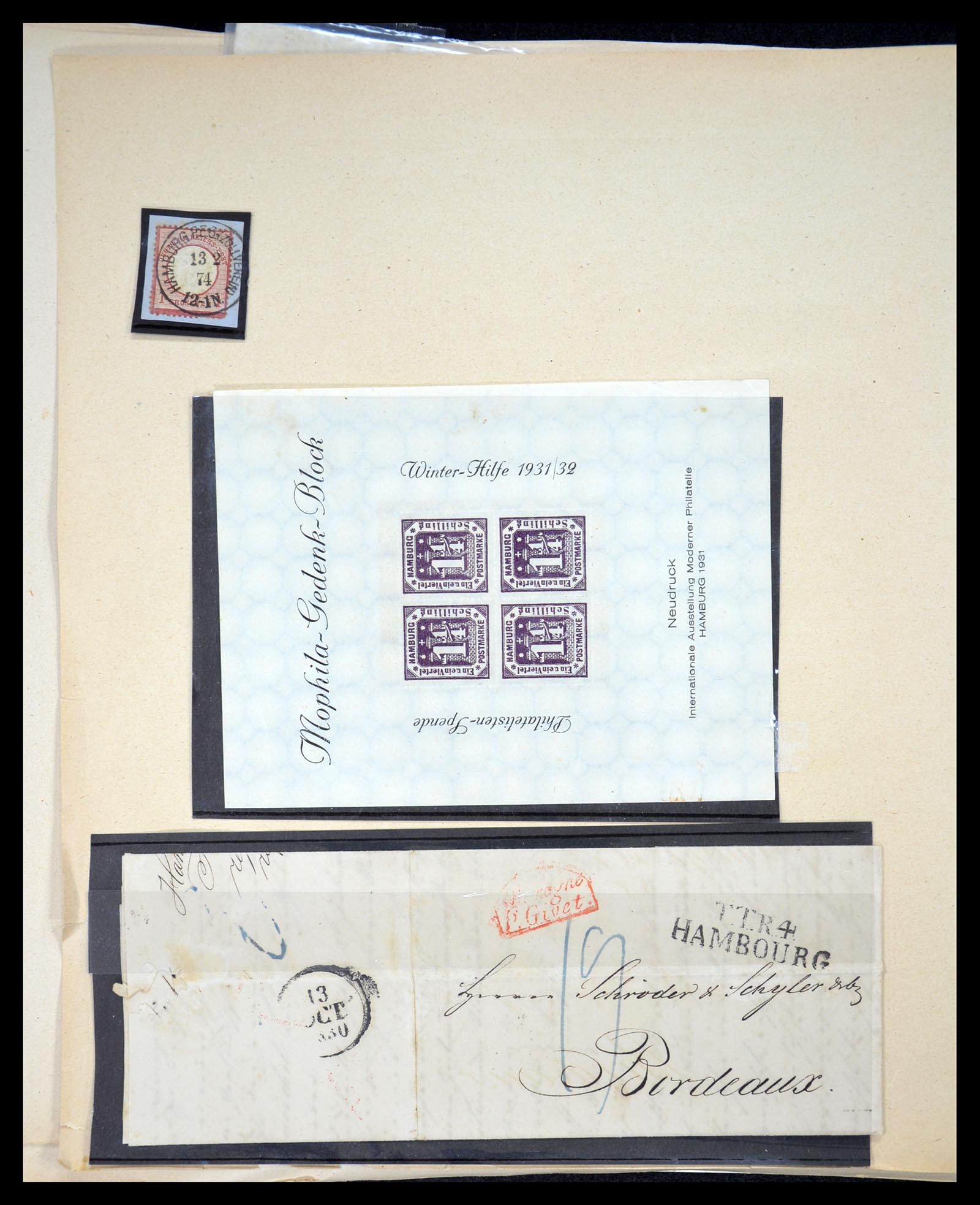 34815 037 - Postzegelverzameling 34815 Oud Duitse Staten 1849-1920.