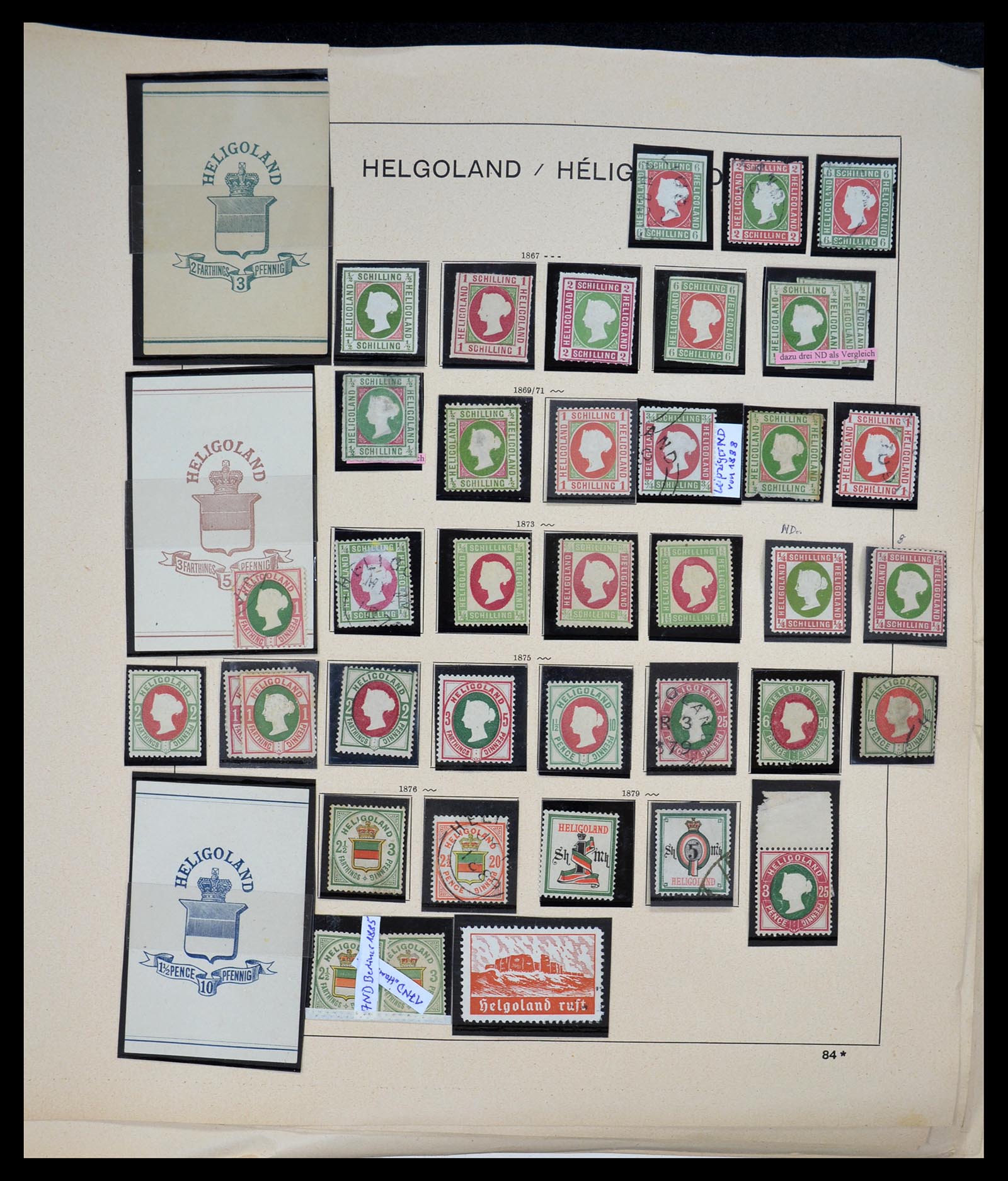 34815 044 - Postzegelverzameling 34815 Oud Duitse Staten 1849-1920.