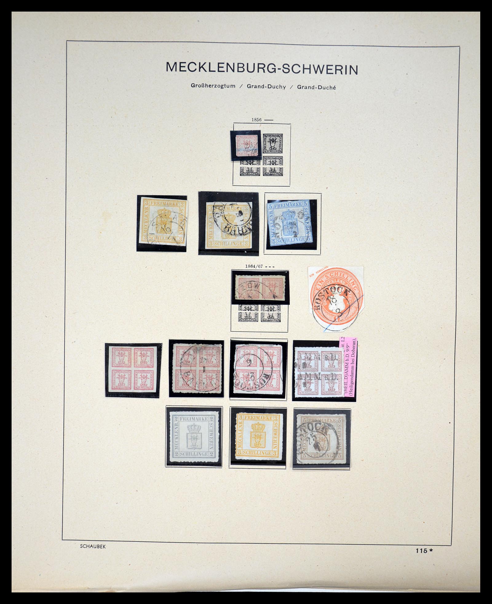 34815 047 - Postzegelverzameling 34815 Oud Duitse Staten 1849-1920.