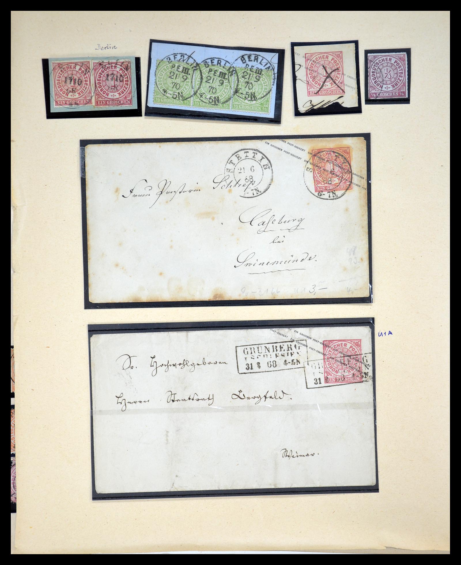 34815 049 - Postzegelverzameling 34815 Oud Duitse Staten 1849-1920.