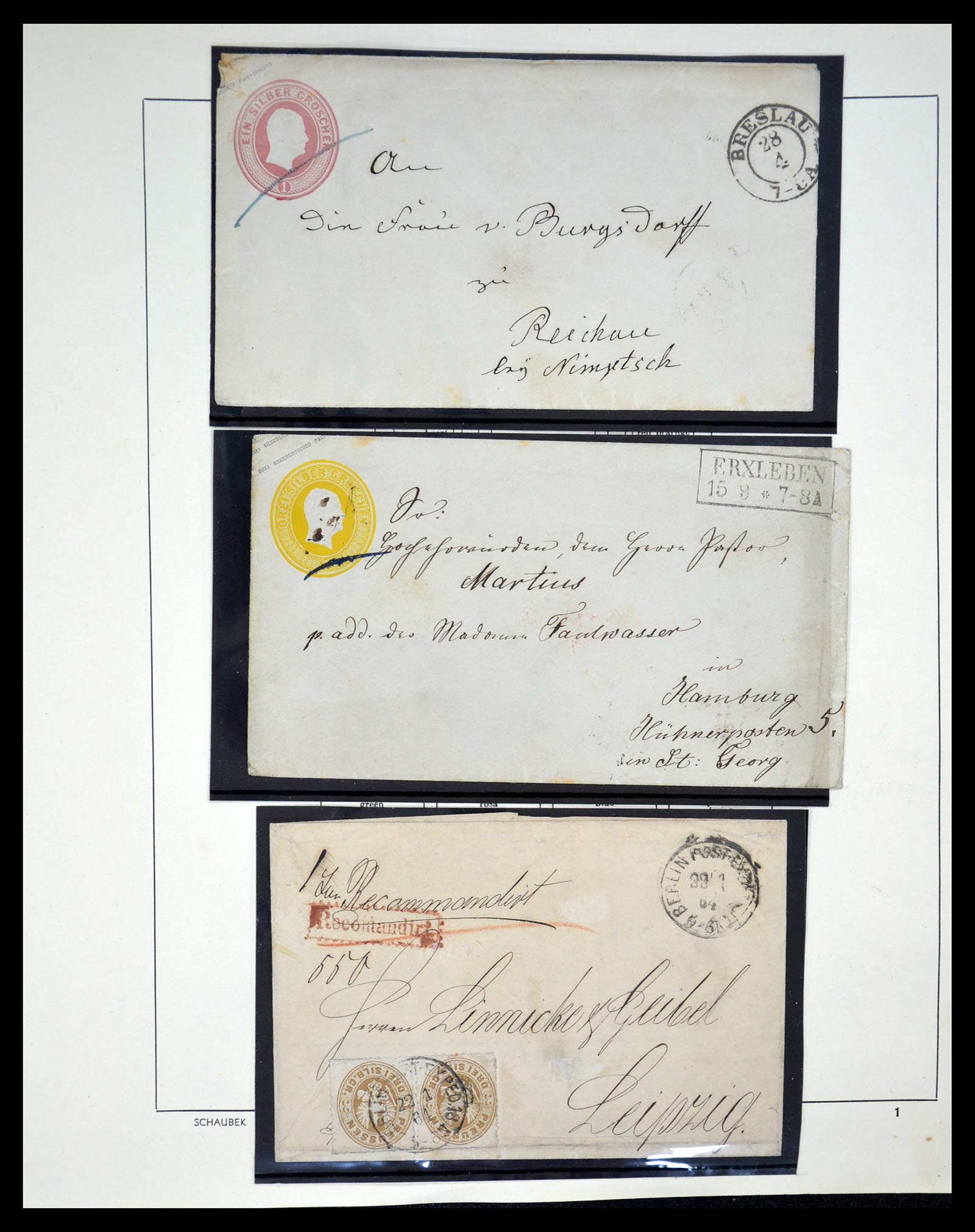 34815 058 - Postzegelverzameling 34815 Oud Duitse Staten 1849-1920.