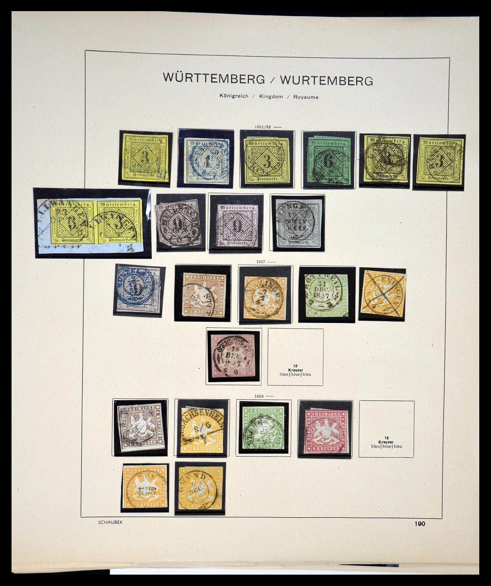 34815 070 - Stamp Collection 34815 Old German States 1849-1920.