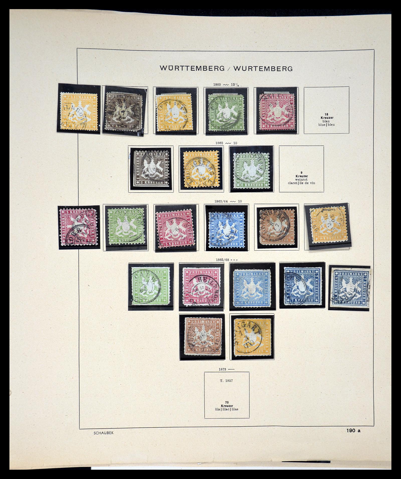 34815 072 - Stamp Collection 34815 Old German States 1849-1920.