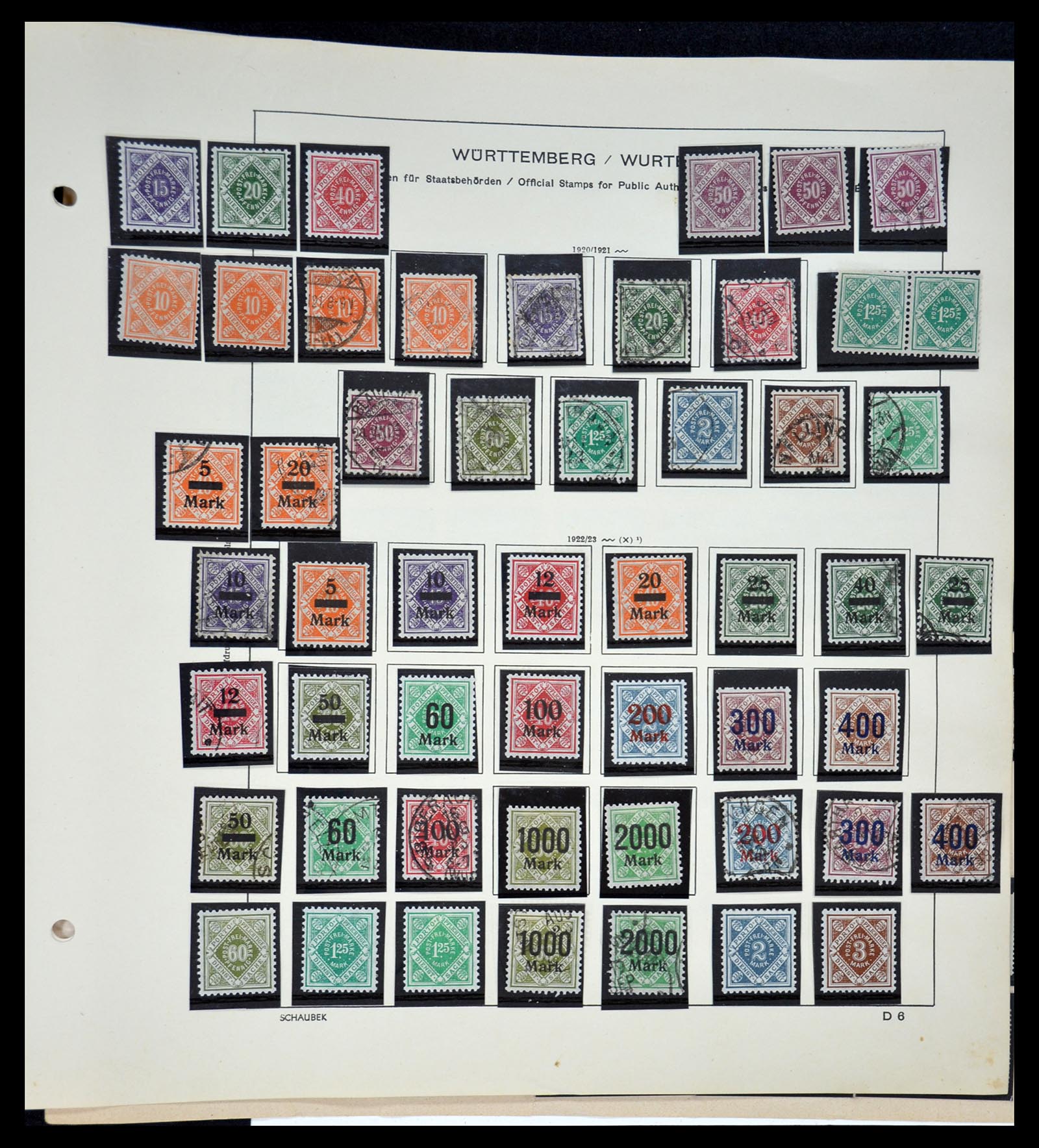 34815 080 - Stamp Collection 34815 Old German States 1849-1920.