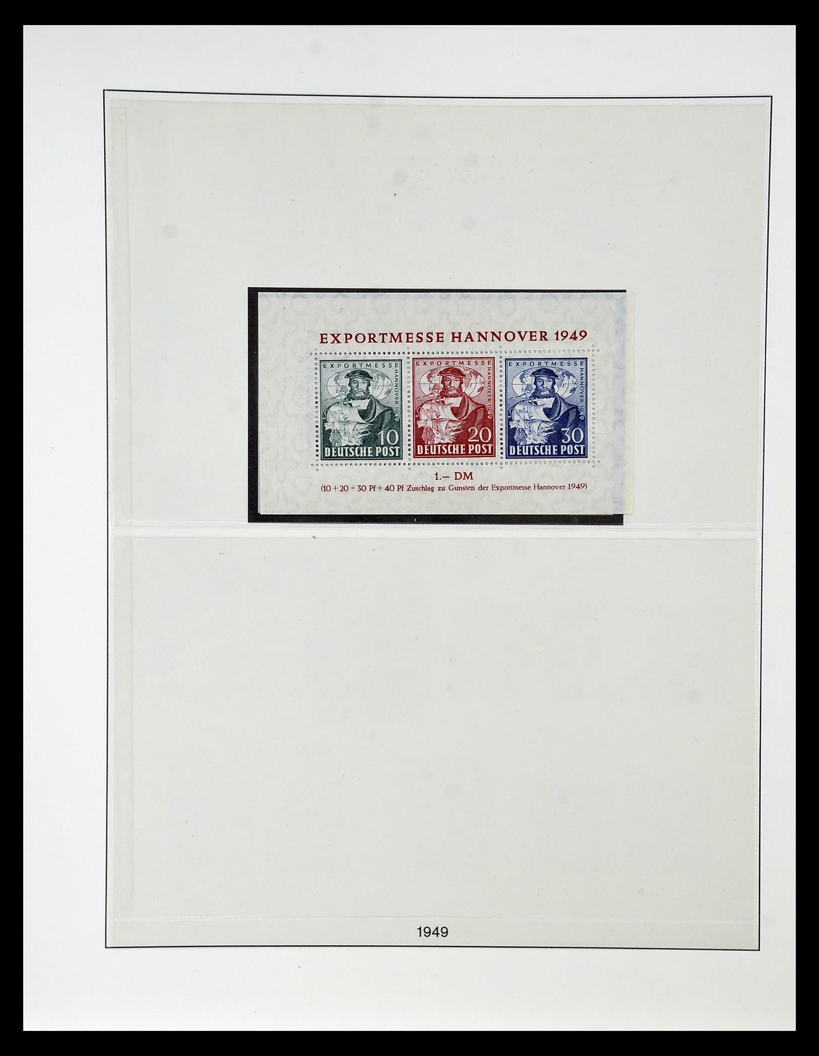 34819 027 - Postzegelverzameling 34819 Brits Amerikaanse Zone 1945-1949.
