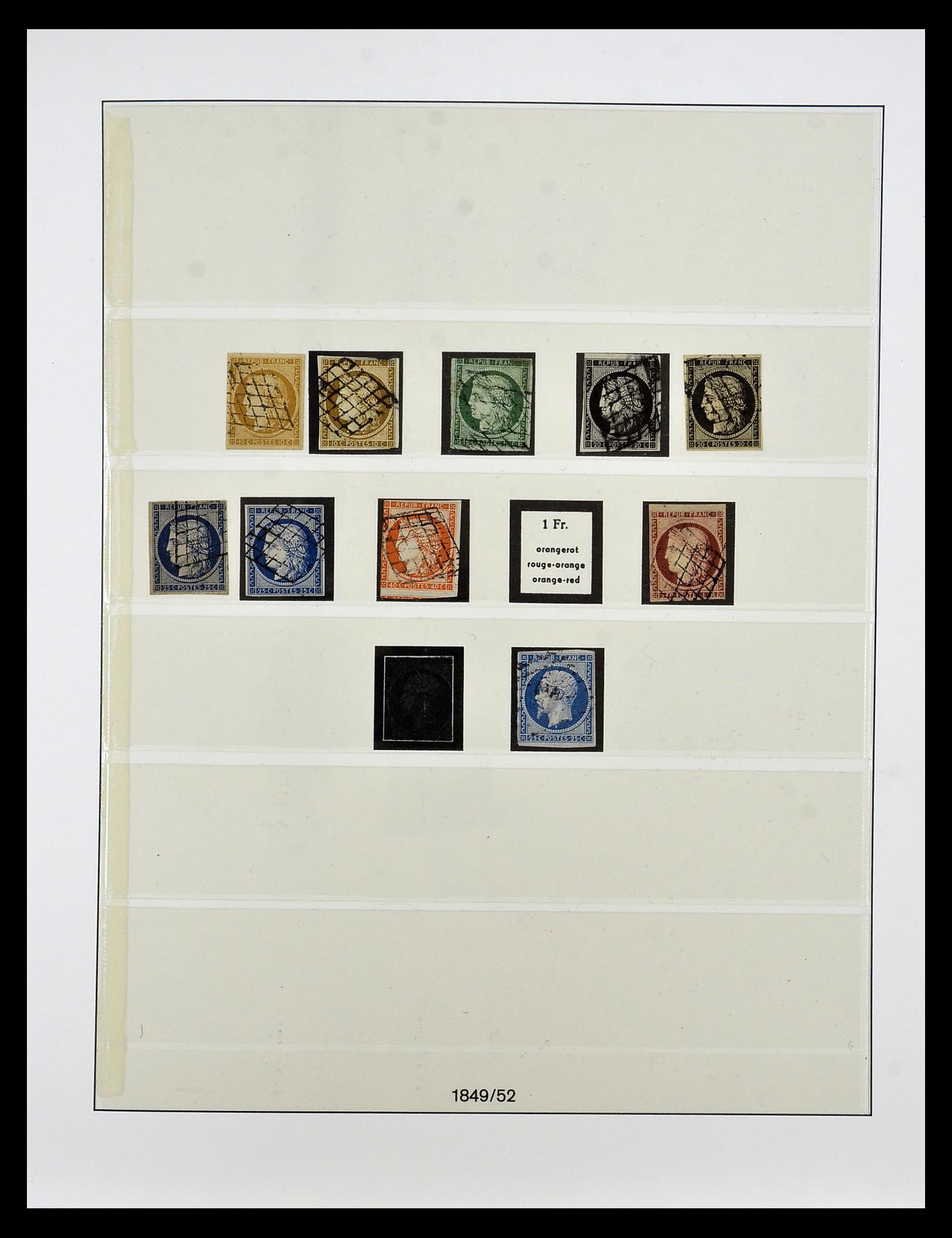34820 002 - Postzegelverzameling 34820 Frankrijk SUPERVERZAMELING 1849-1960.