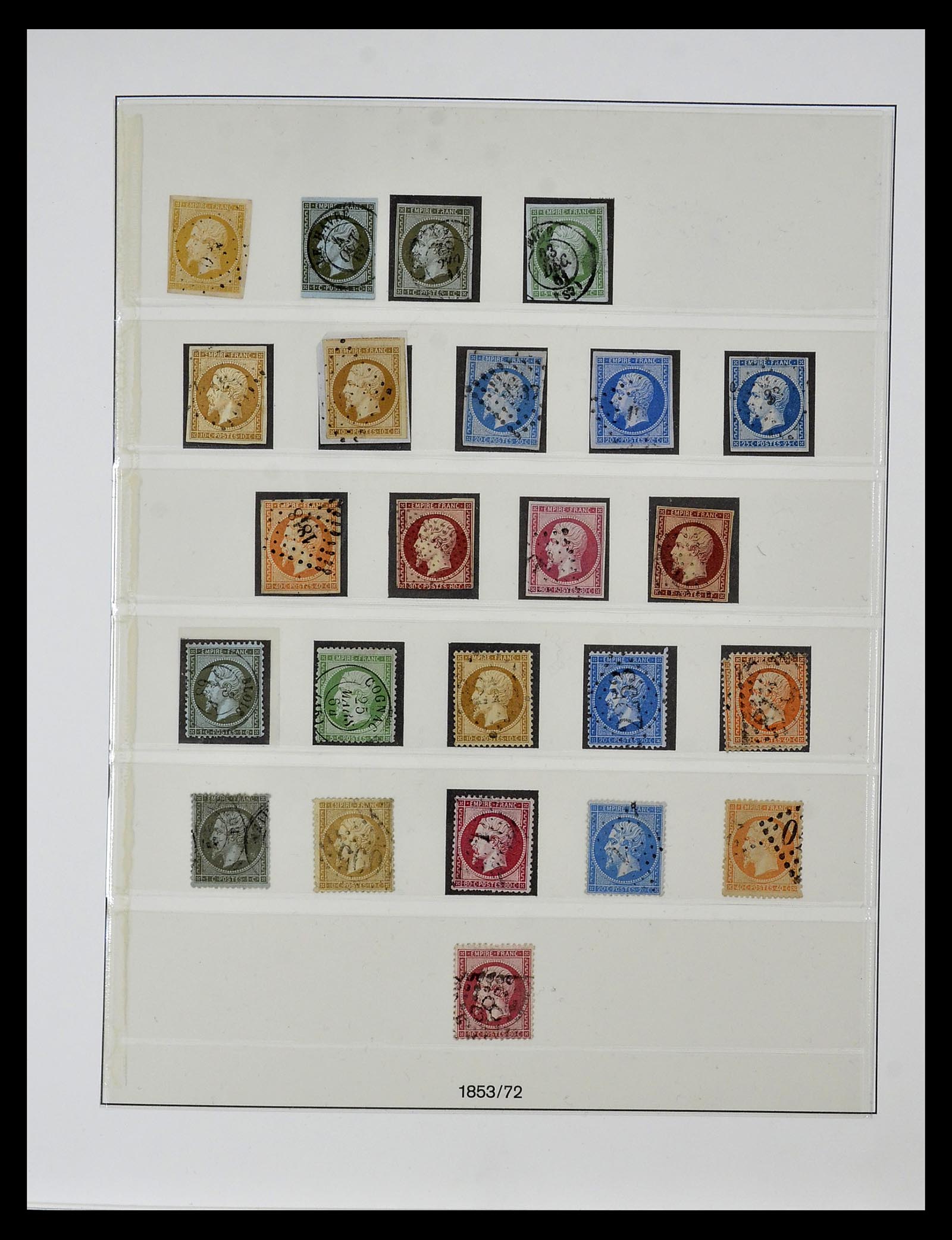 34820 004 - Postzegelverzameling 34820 Frankrijk SUPERVERZAMELING 1849-1960.