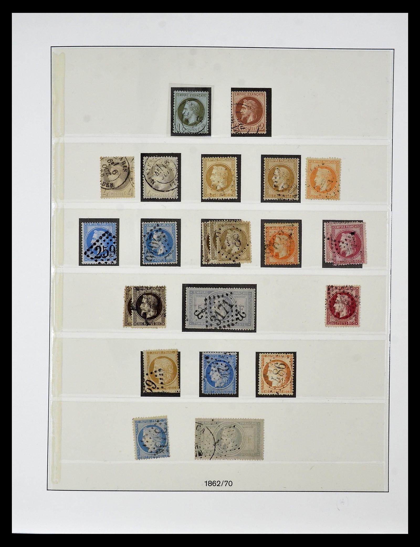 34820 006 - Postzegelverzameling 34820 Frankrijk SUPERVERZAMELING 1849-1960.