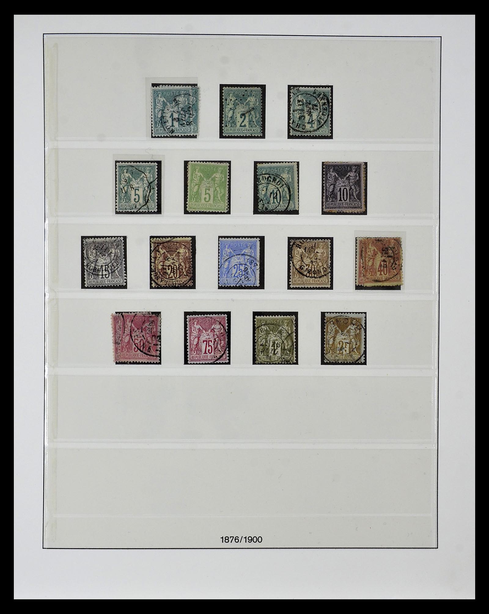34820 012 - Postzegelverzameling 34820 Frankrijk SUPERVERZAMELING 1849-1960.