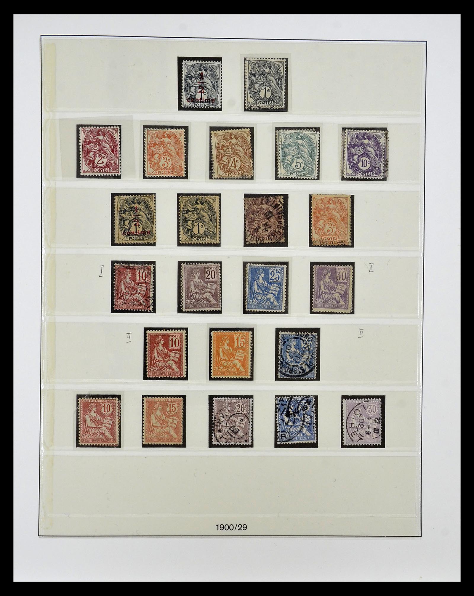 34820 016 - Postzegelverzameling 34820 Frankrijk SUPERVERZAMELING 1849-1960.