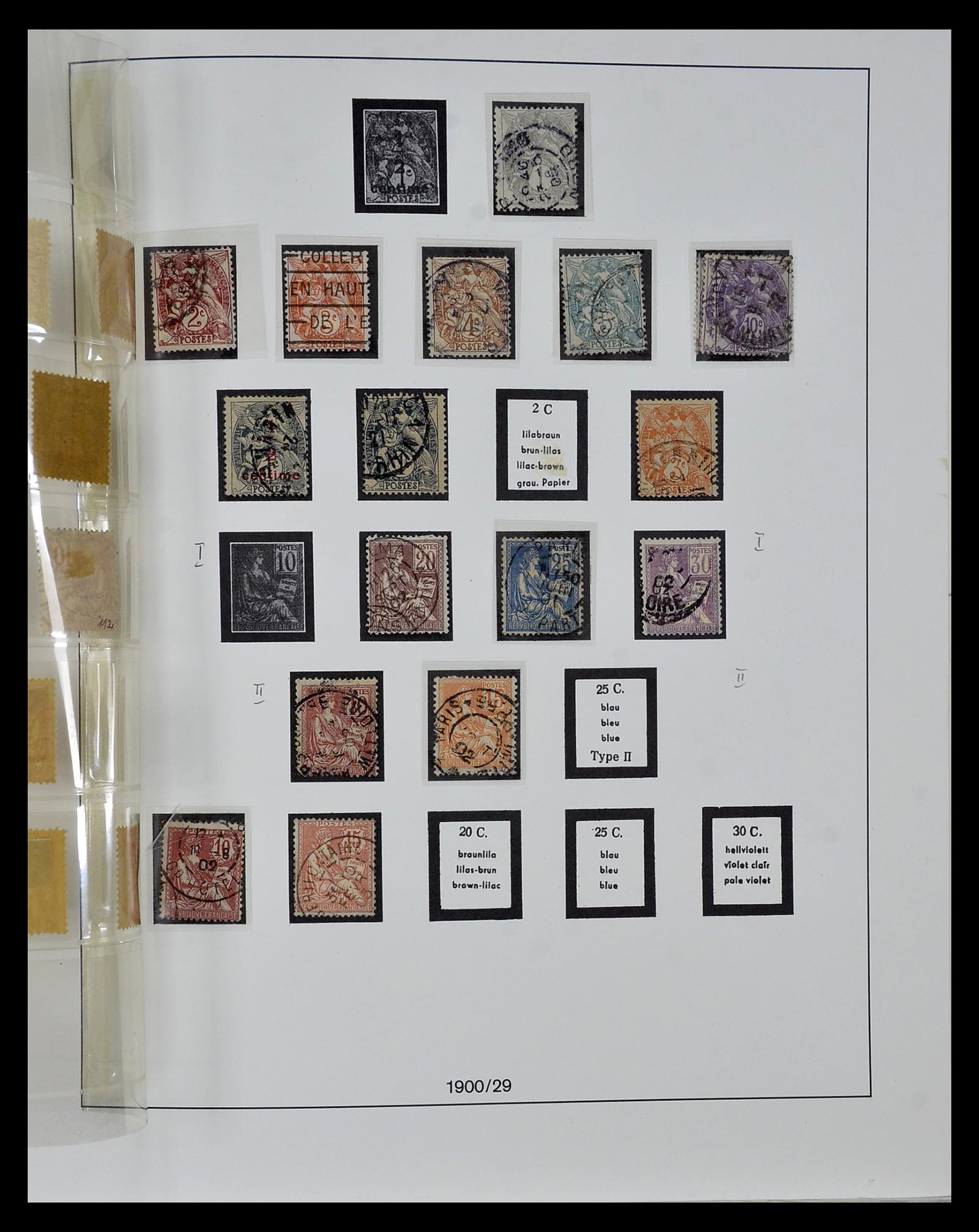 34820 017 - Postzegelverzameling 34820 Frankrijk SUPERVERZAMELING 1849-1960.