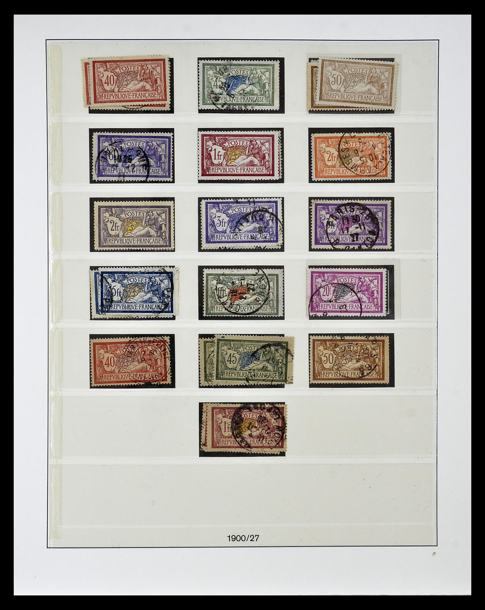 34820 019 - Postzegelverzameling 34820 Frankrijk SUPERVERZAMELING 1849-1960.