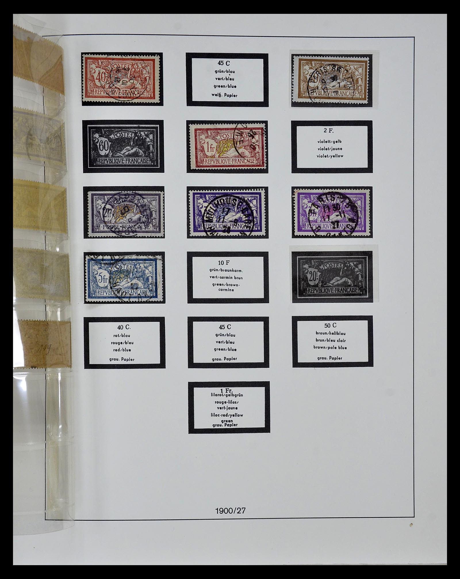 34820 020 - Postzegelverzameling 34820 Frankrijk SUPERVERZAMELING 1849-1960.