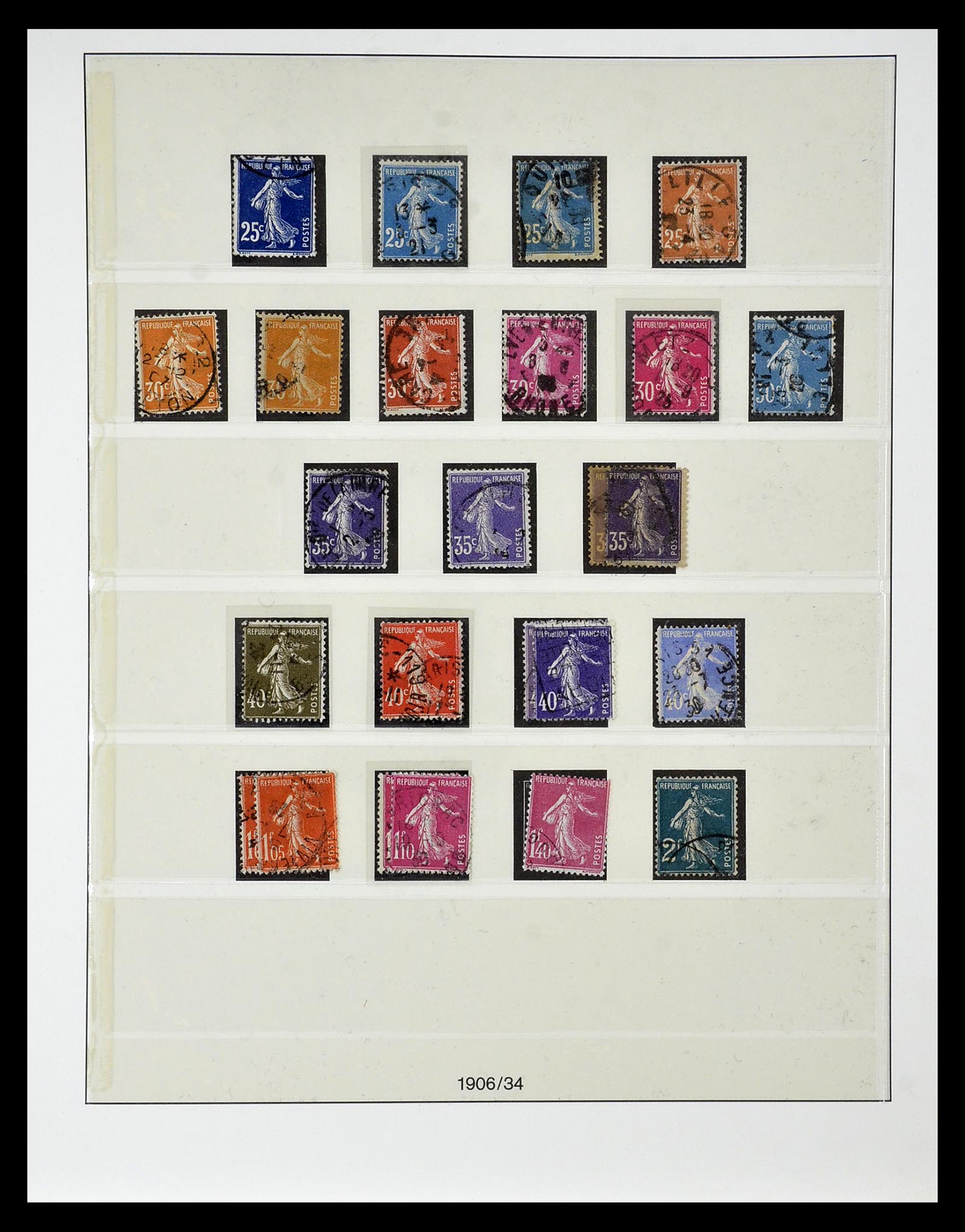 34820 028 - Postzegelverzameling 34820 Frankrijk SUPERVERZAMELING 1849-1960.