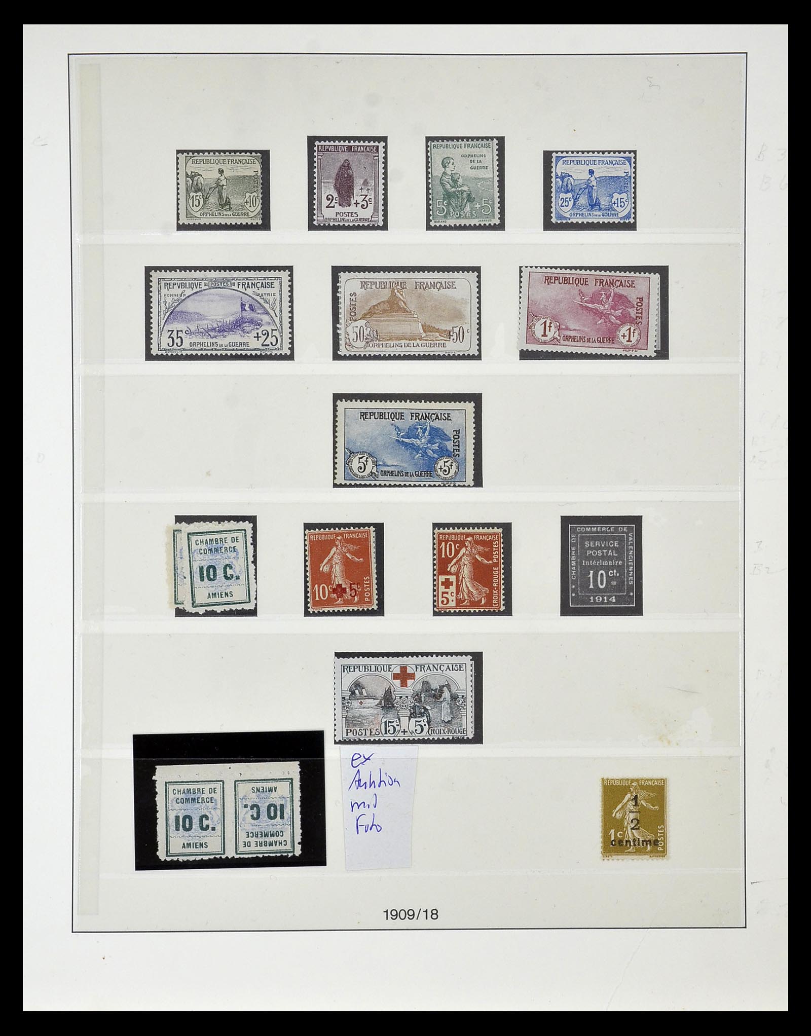 34820 029 - Postzegelverzameling 34820 Frankrijk SUPERVERZAMELING 1849-1960.