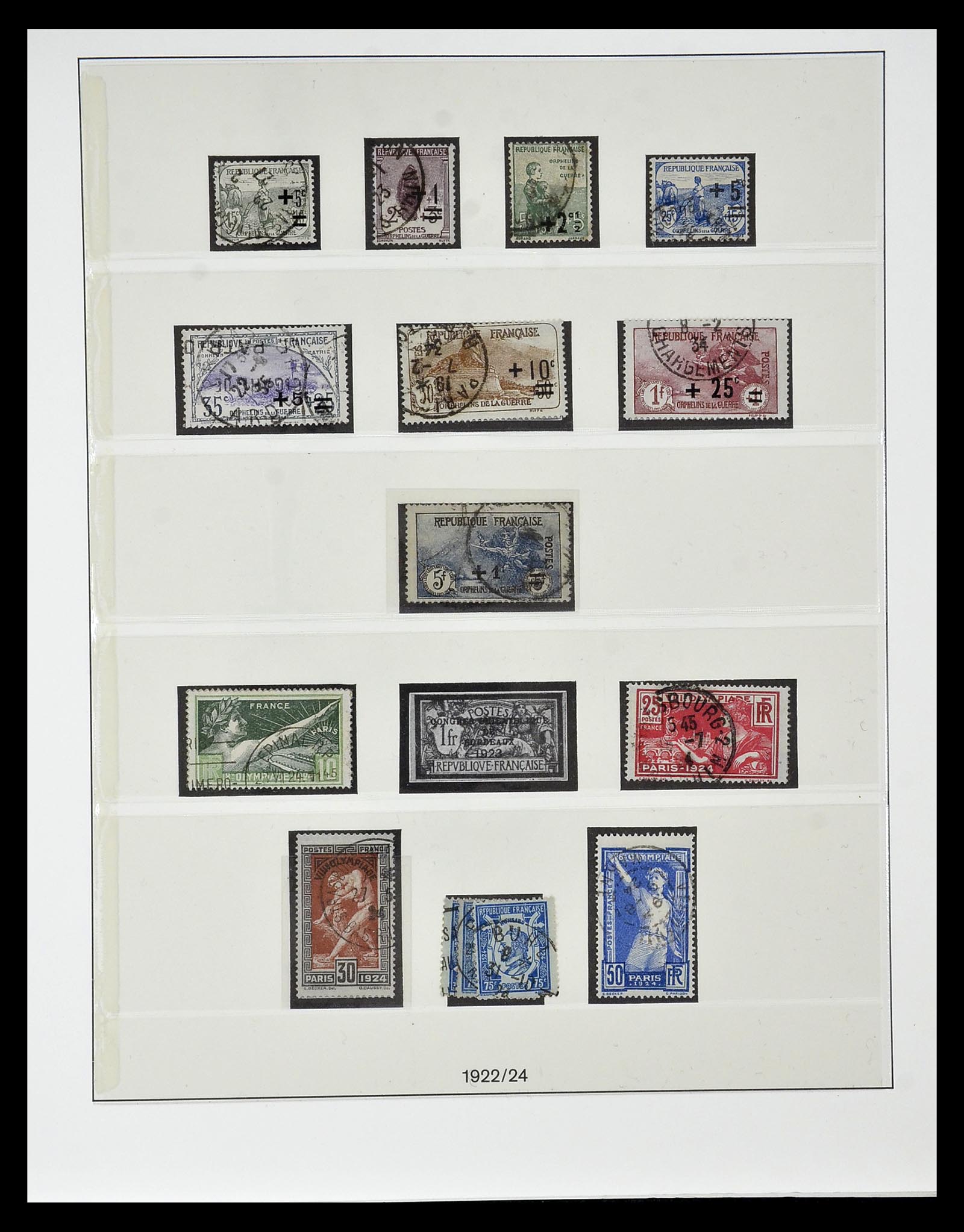 34820 032 - Postzegelverzameling 34820 Frankrijk SUPERVERZAMELING 1849-1960.