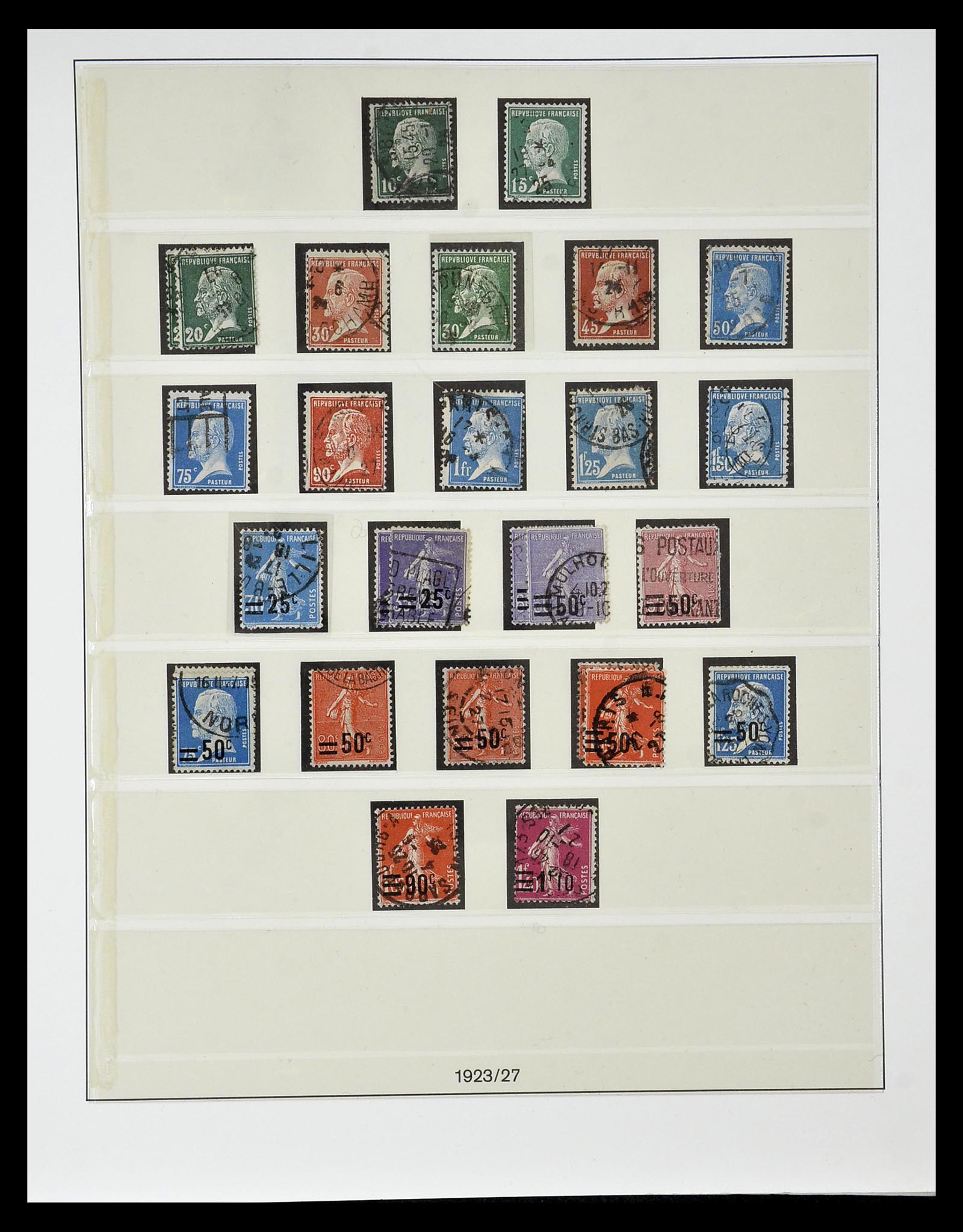 34820 035 - Postzegelverzameling 34820 Frankrijk SUPERVERZAMELING 1849-1960.
