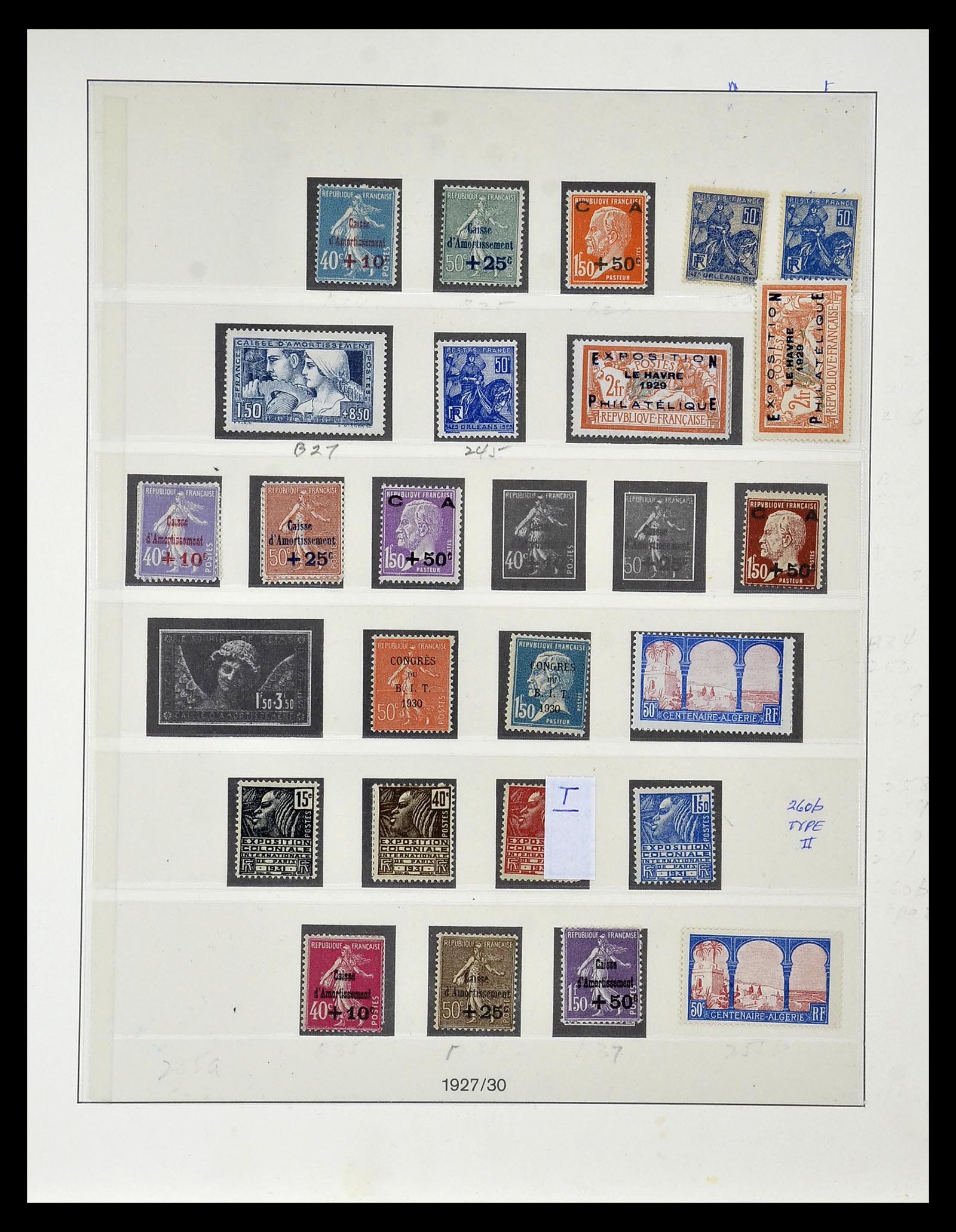 34820 046 - Stamp Collection 34820 France SUPERCOLLECTION 1849-1960.