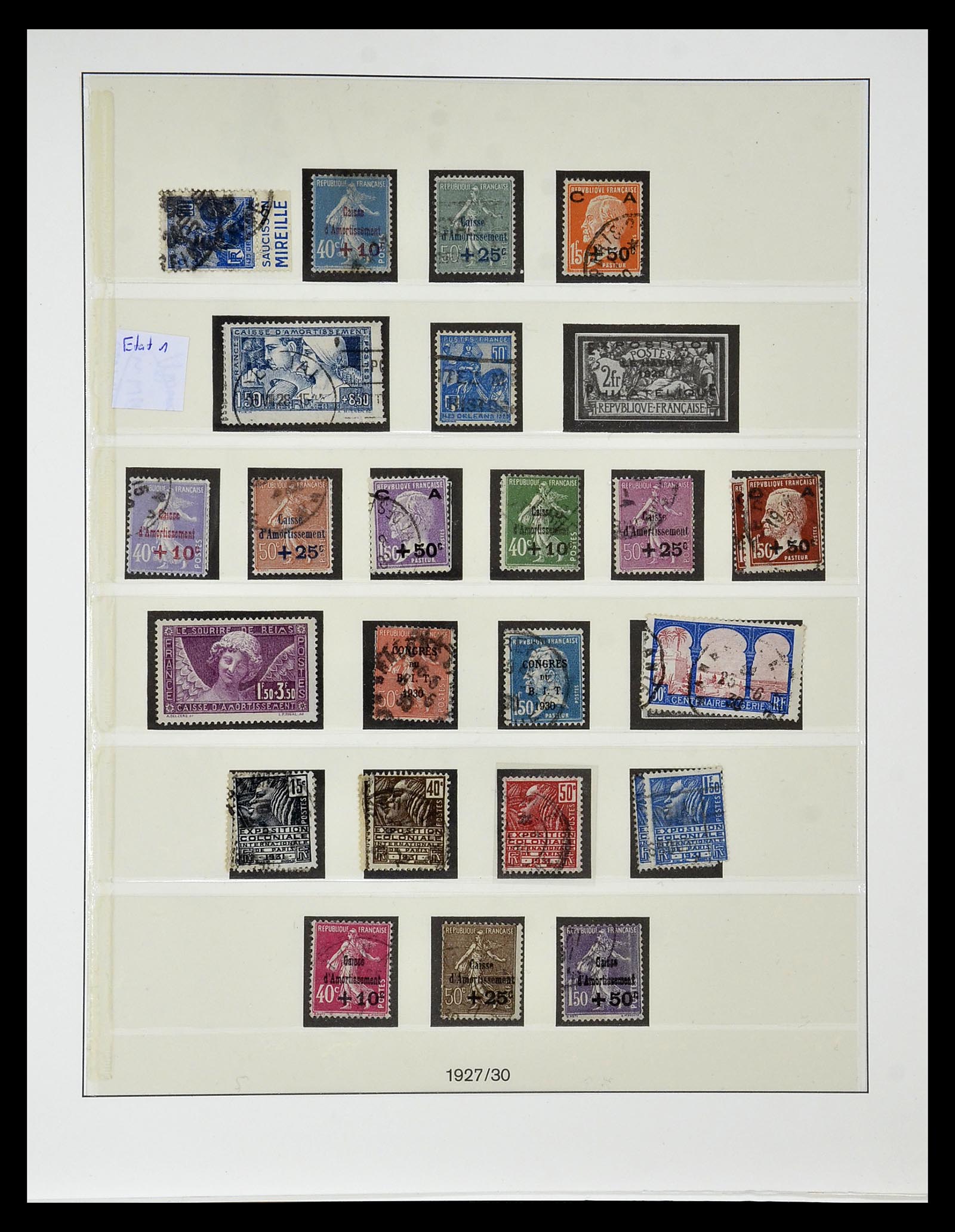 34820 047 - Stamp Collection 34820 France SUPERCOLLECTION 1849-1960.